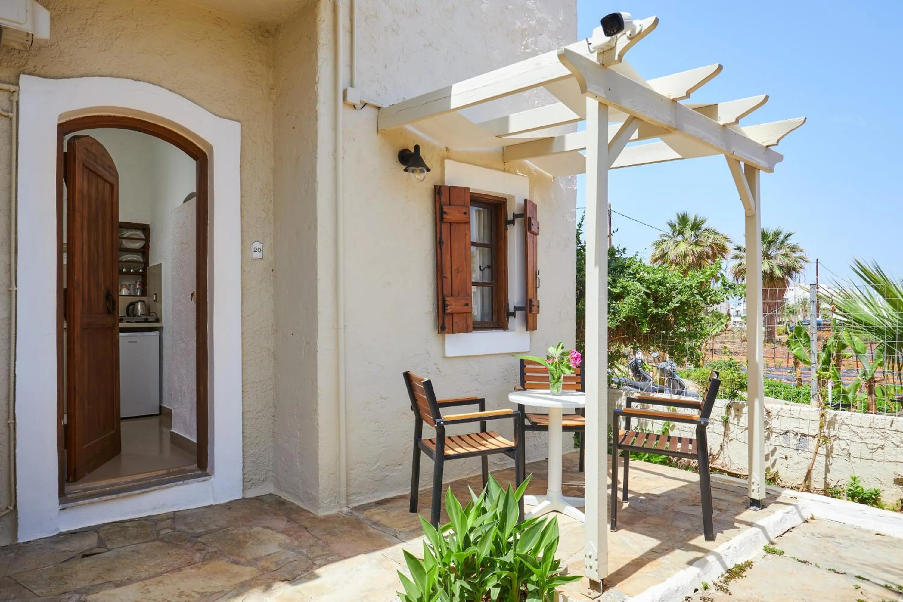 Balcony/Terrace in Mila Malia Studios Hotel