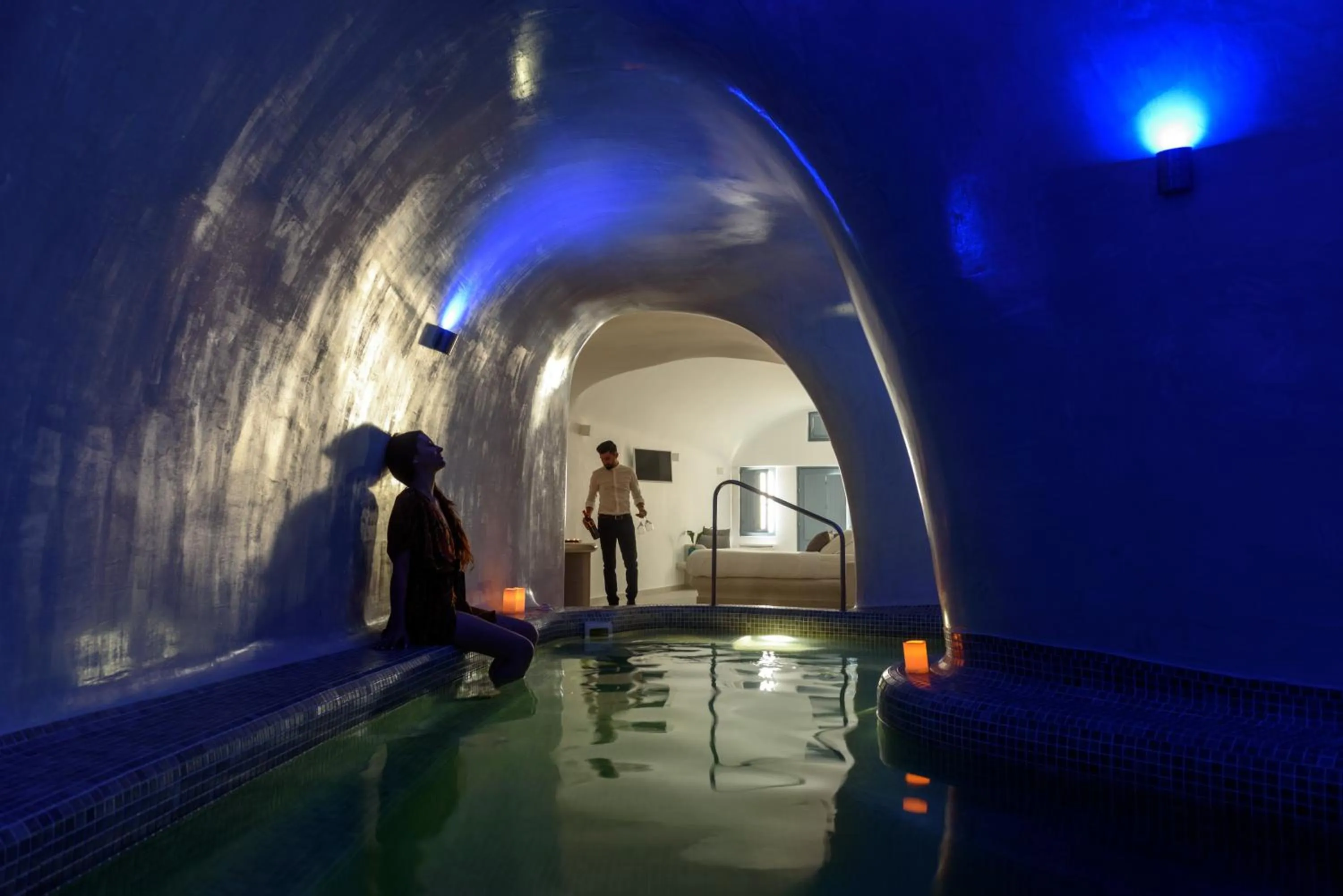 Pool view in Pegasus Suites & Spa