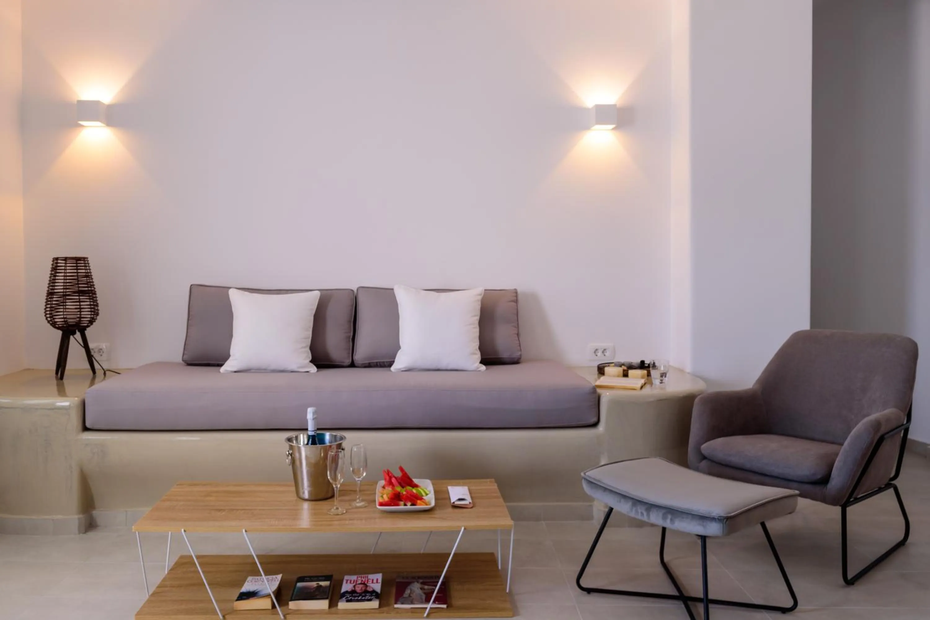 Living room in Pegasus Suites & Spa