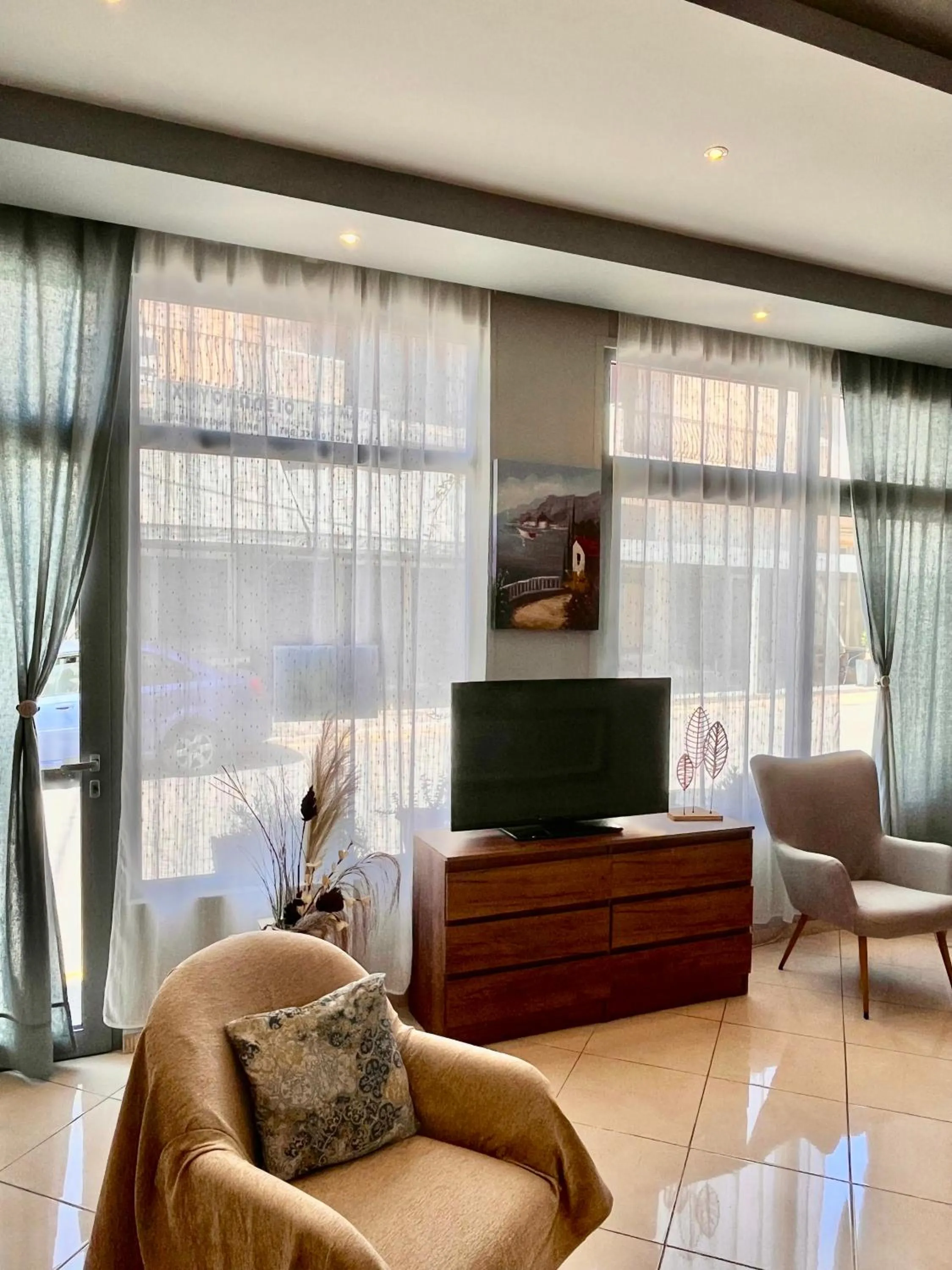 Living room in Isidora Hotel