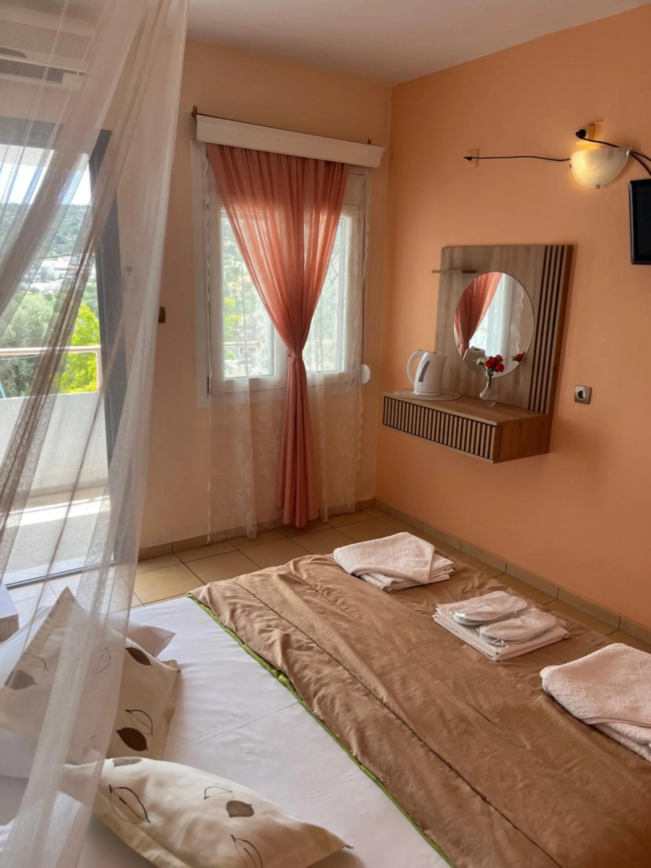 View (from property/room), Bed in Isidora Hotel