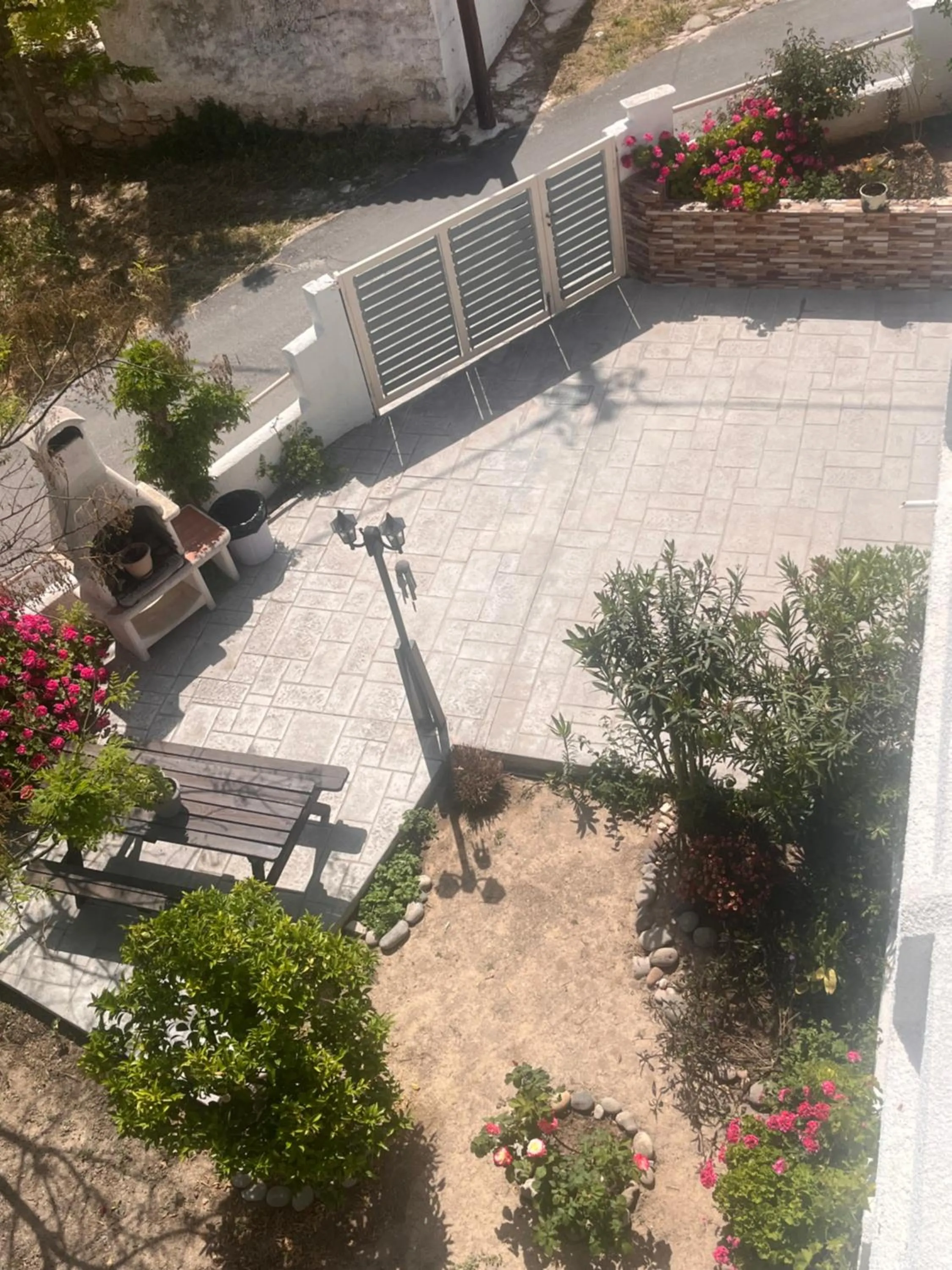 Inner courtyard view in Isidora Hotel