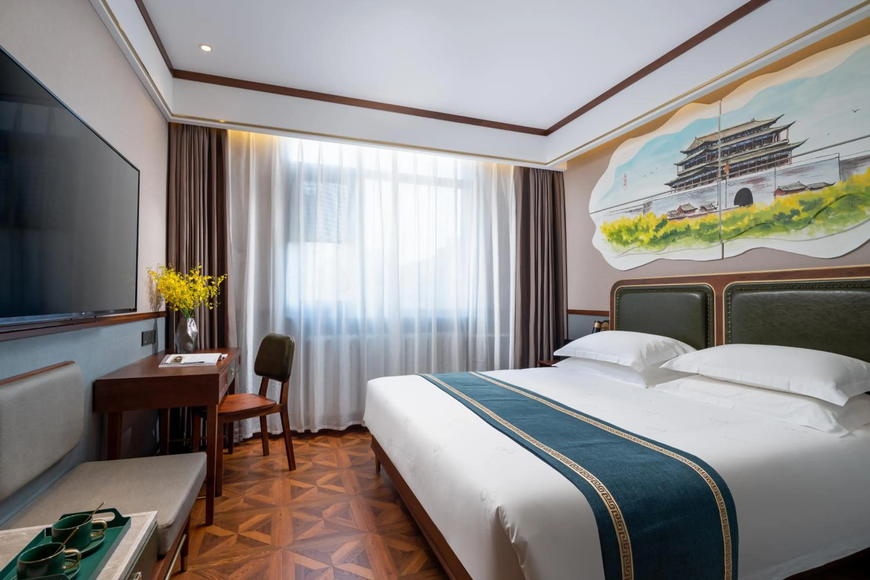 Bedroom, Bed in Nostalgia S Hotel Beijing Xidan Financial Street Store