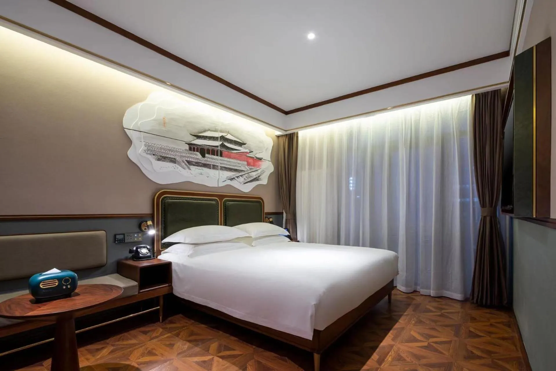 Bedroom, Bed in Nostalgia S Hotel Beijing Xidan Financial Street Store