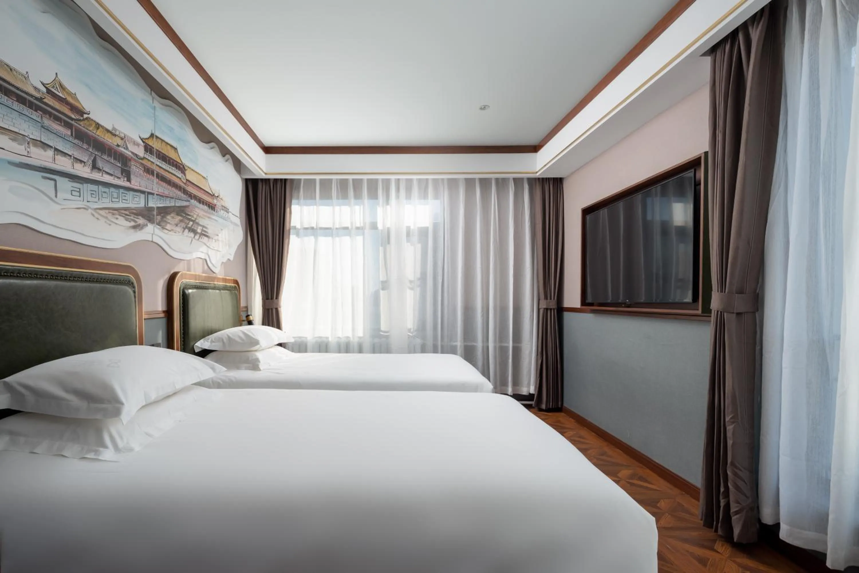 Bedroom, Bed in Nostalgia S Hotel Beijing Xidan Financial Street Store