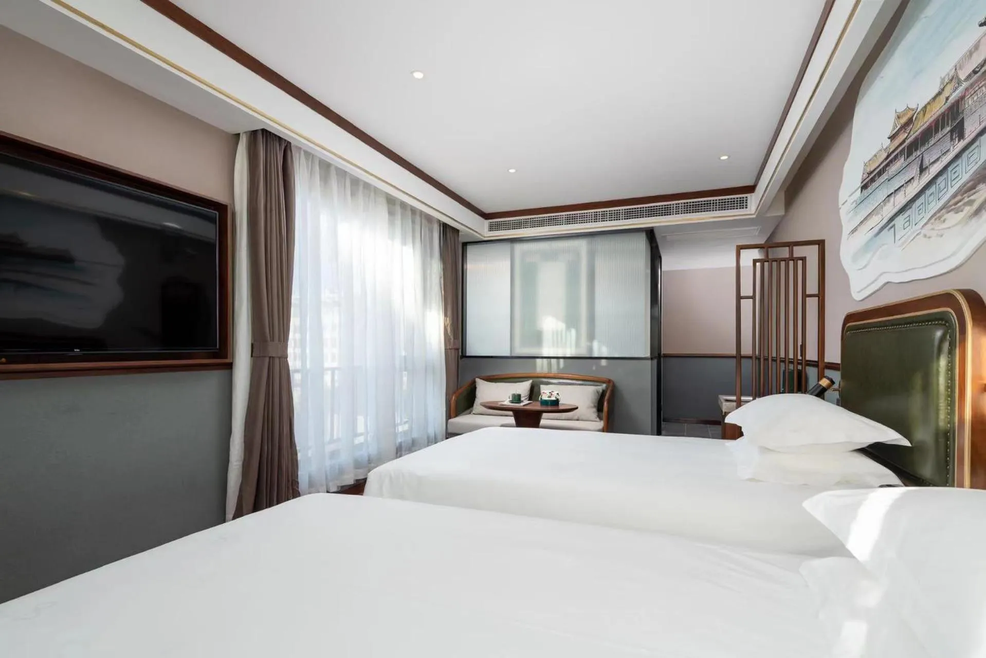 Photo of the whole room, Bed in Nostalgia S Hotel Beijing Xidan Financial Street Store