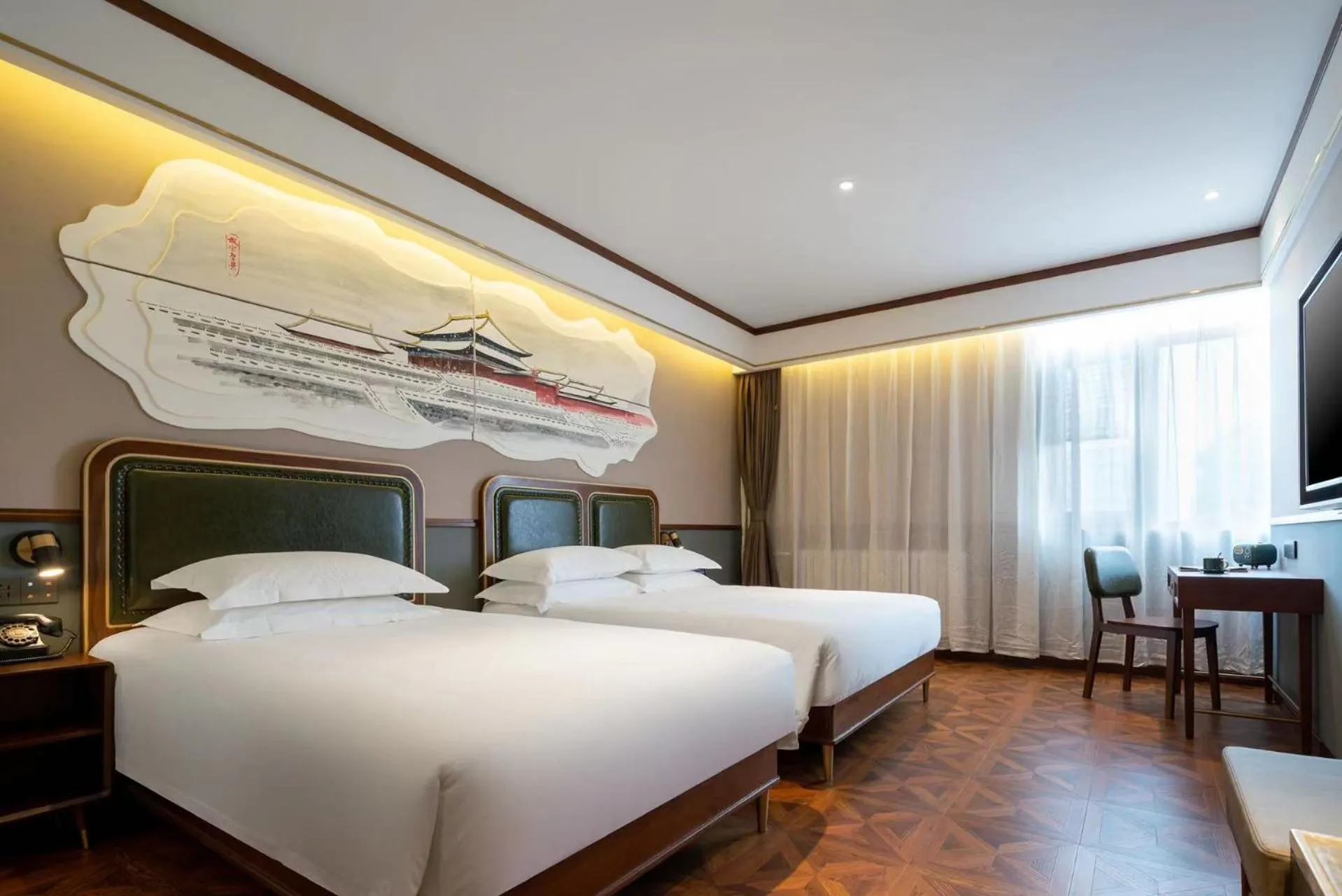 Photo of the whole room, Bed in Nostalgia S Hotel Beijing Xidan Financial Street Store