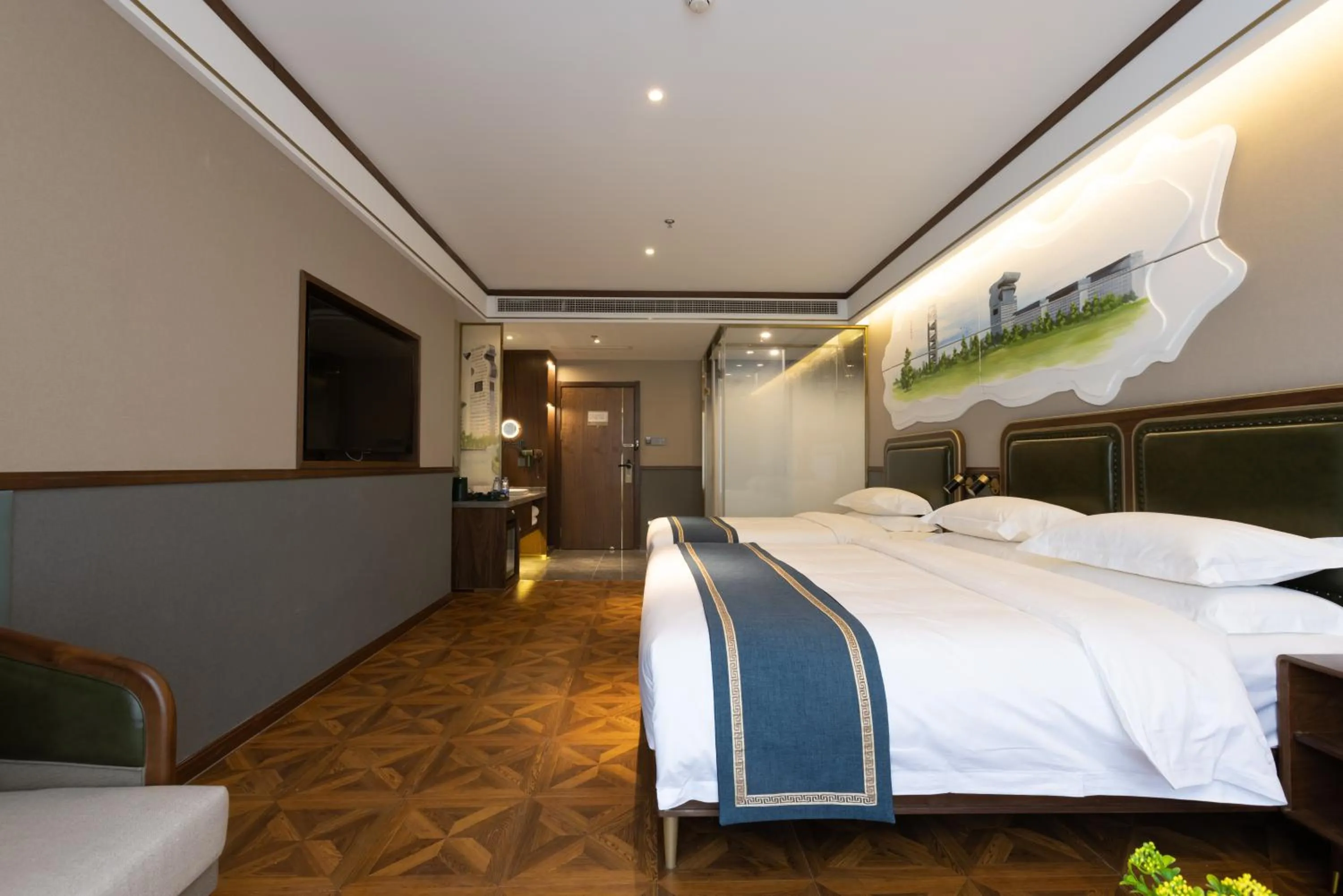 Photo of the whole room, Bed in Nostalgia S Hotel Beijing National Olympic Sports Center