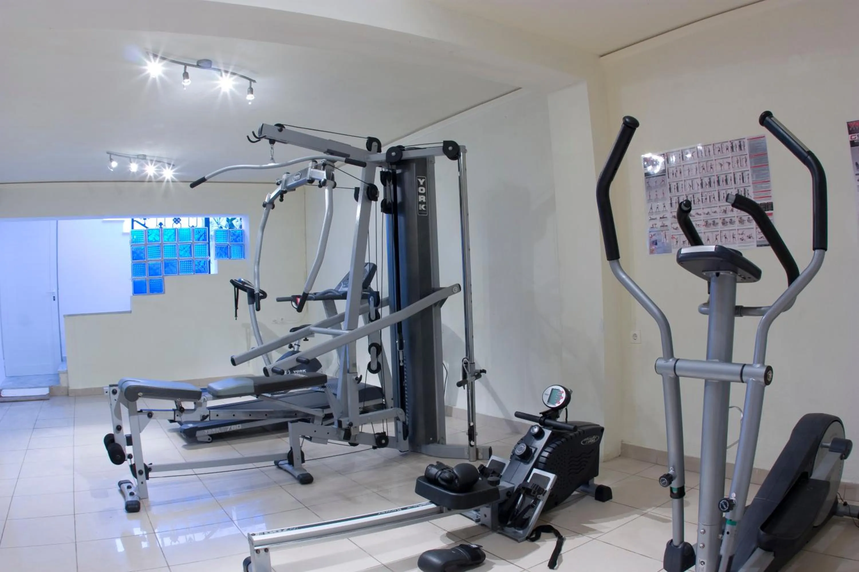 Fitness centre/facilities in Futura Hotel