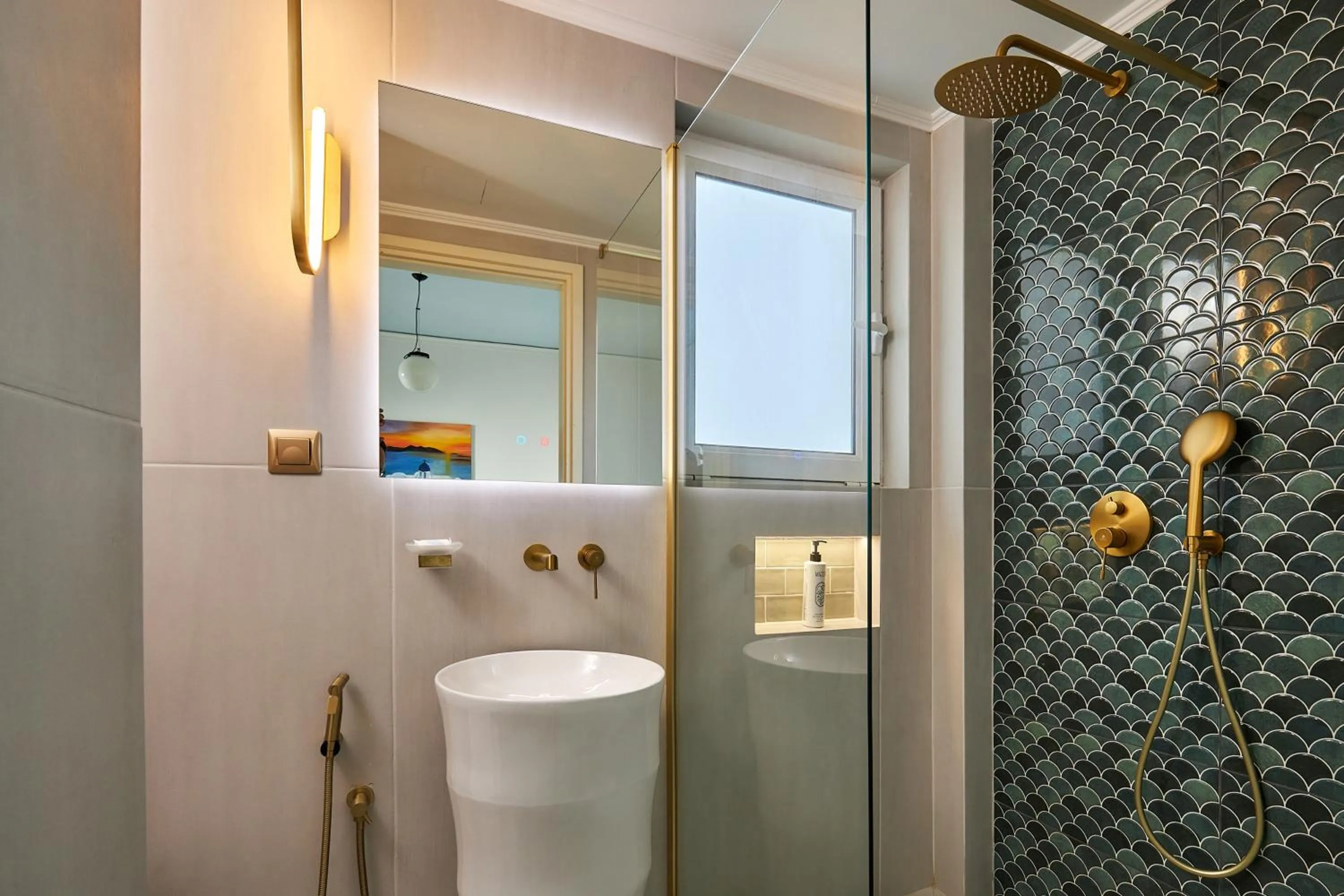 Shower in Futura Hotel