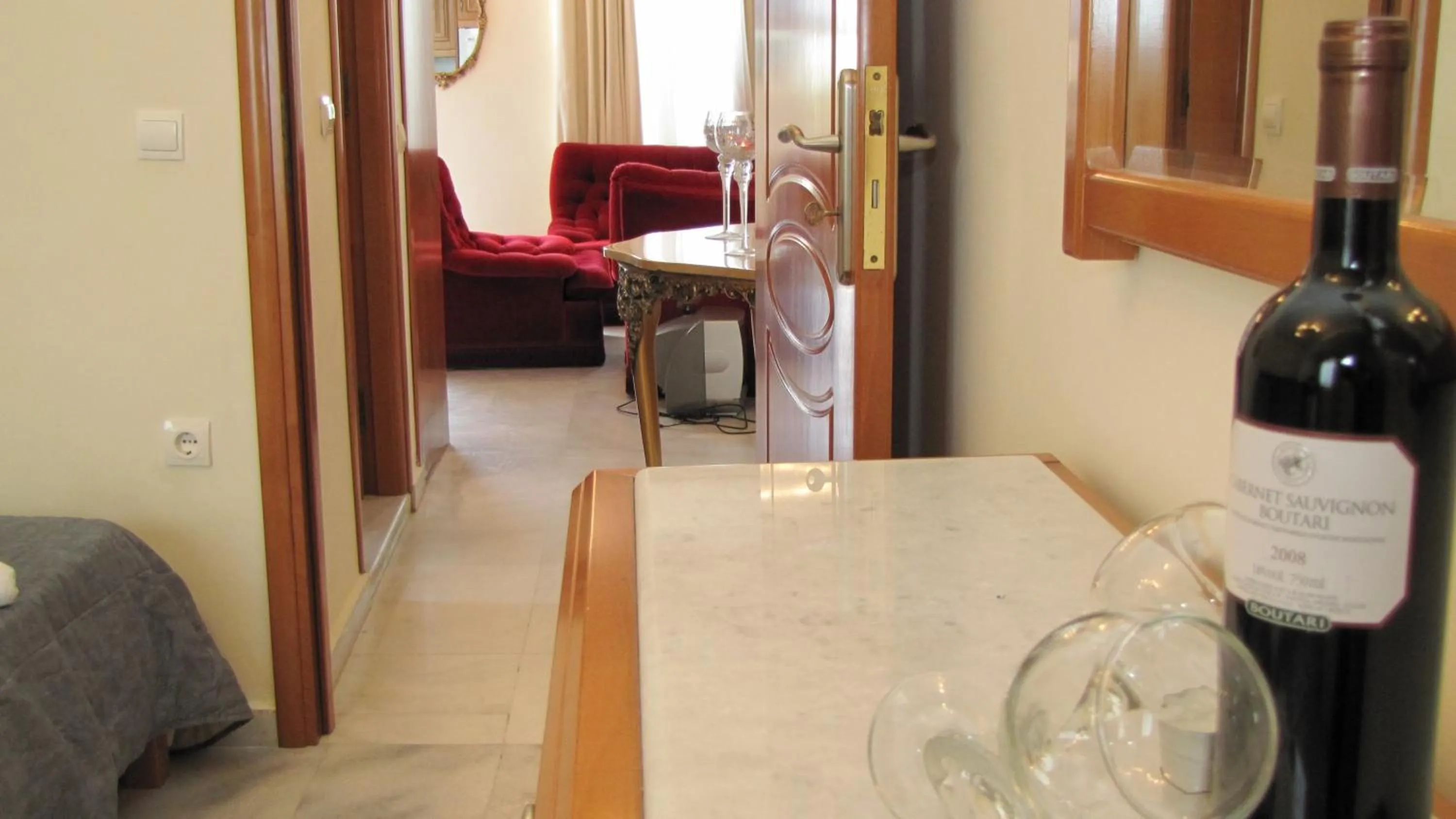 Seating area in Futura Hotel