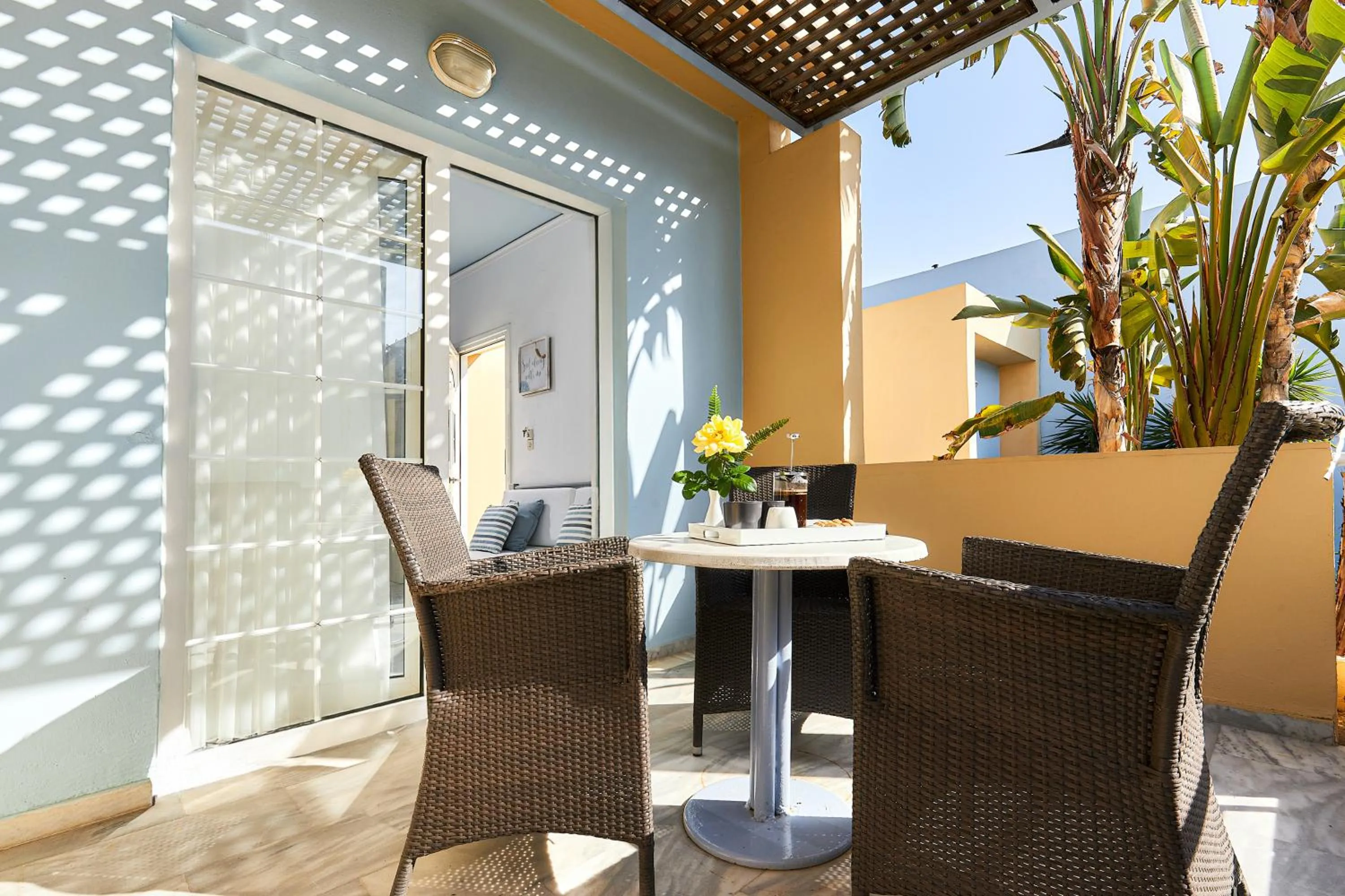 Seating area in Futura Hotel