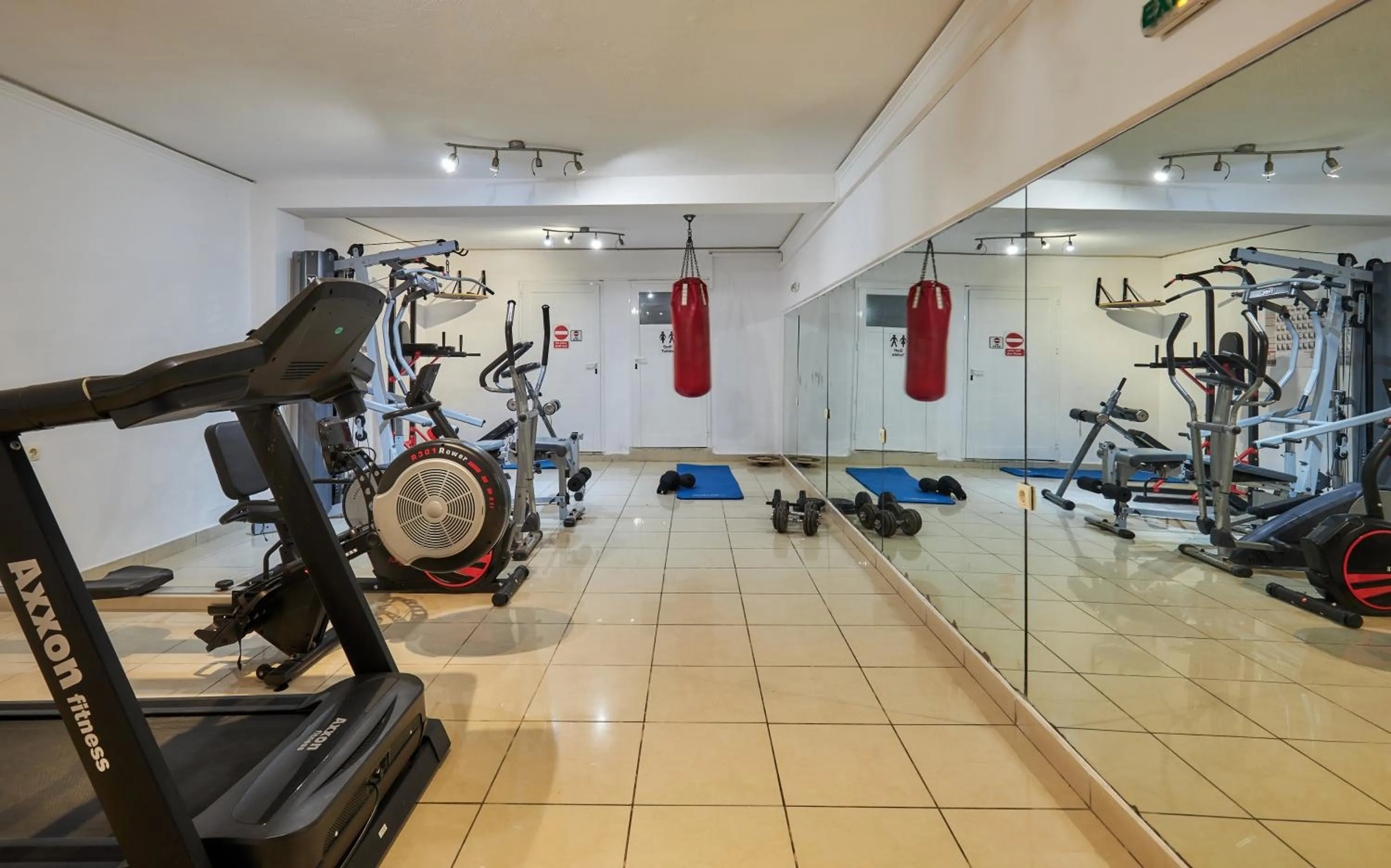 Fitness centre/facilities in Futura Hotel