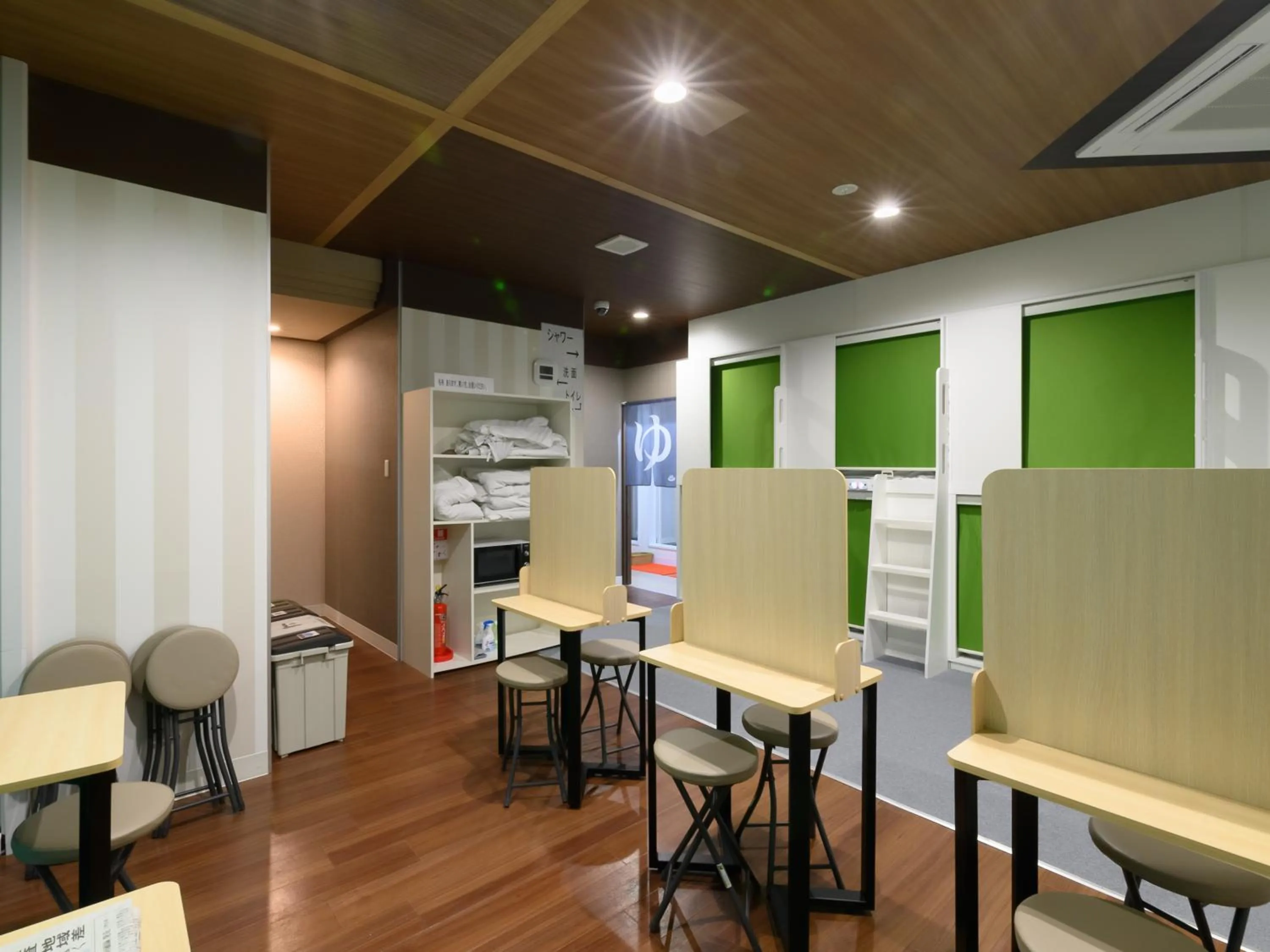 Communal lounge/ TV room in カプセルイン笠懸 男性専用 Capsule Inn Kasakake Male Only