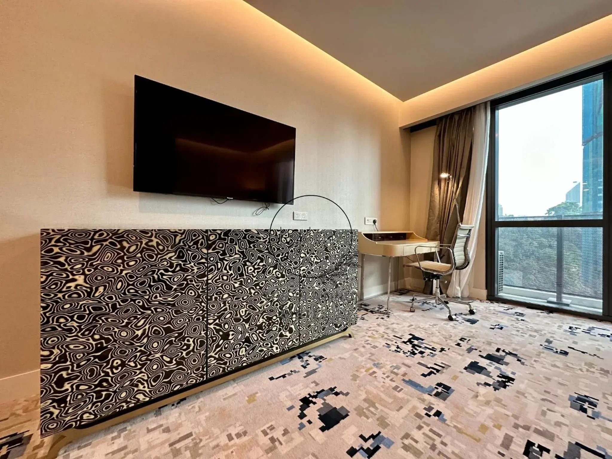 TV and multimedia, Bed in The Platinum 2 Kuala Lumpur by HOLMA TV and multimedia, Bed in The Platinum 2 Kuala Lumpur by HOLMA