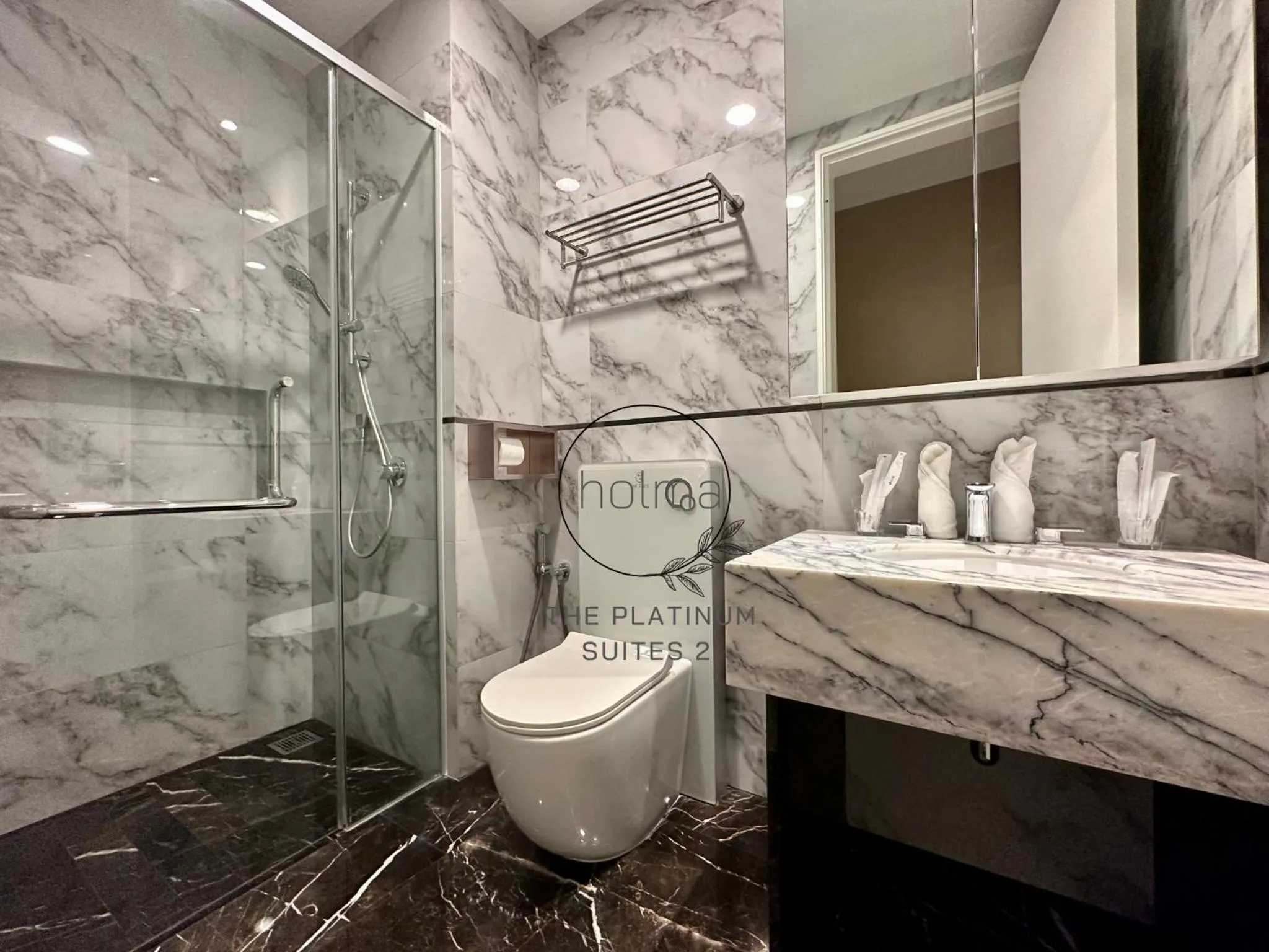 Bathroom in The Platinum 2 Kuala Lumpur by HOLMA