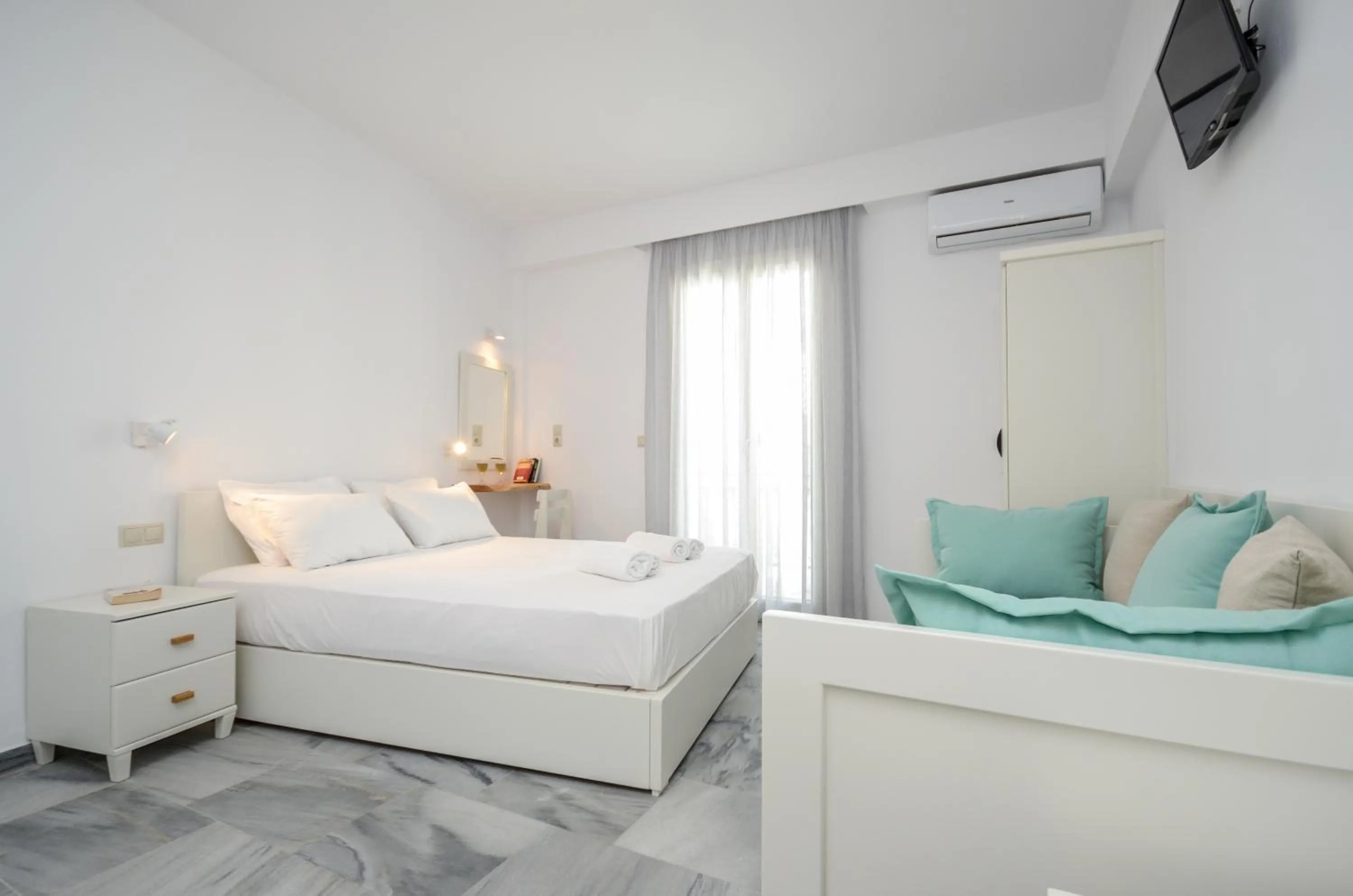 Bedroom, Bed in Soula Naxos