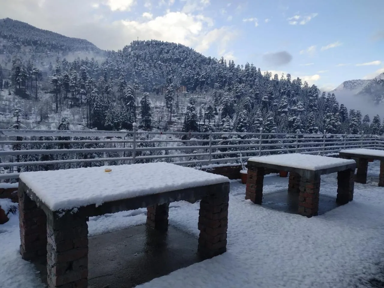 View (from property/room) in Kasol Hostel