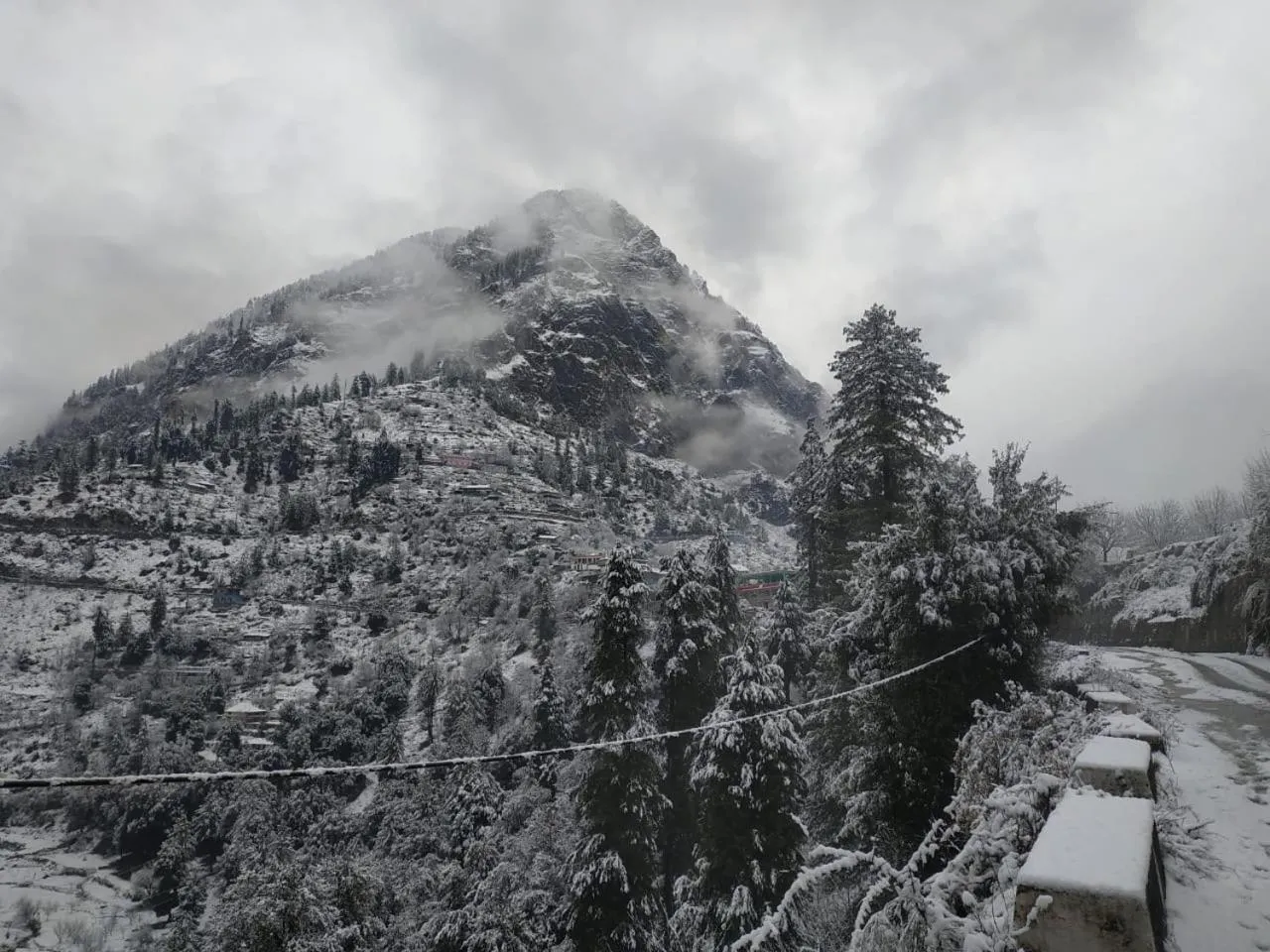 View (from property/room) in Kasol Hostel