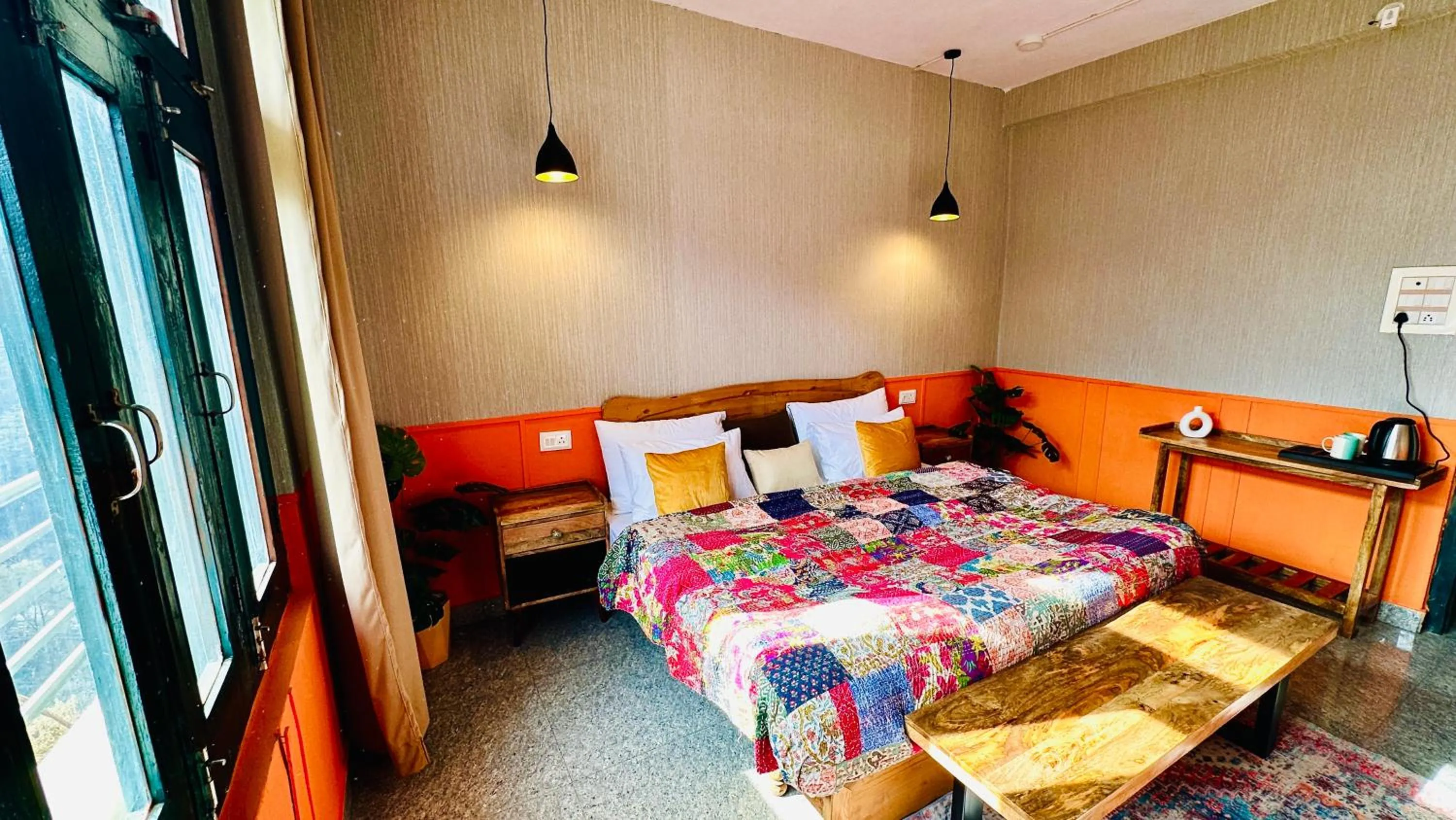 View (from property/room), Bed in Kasol Hostel