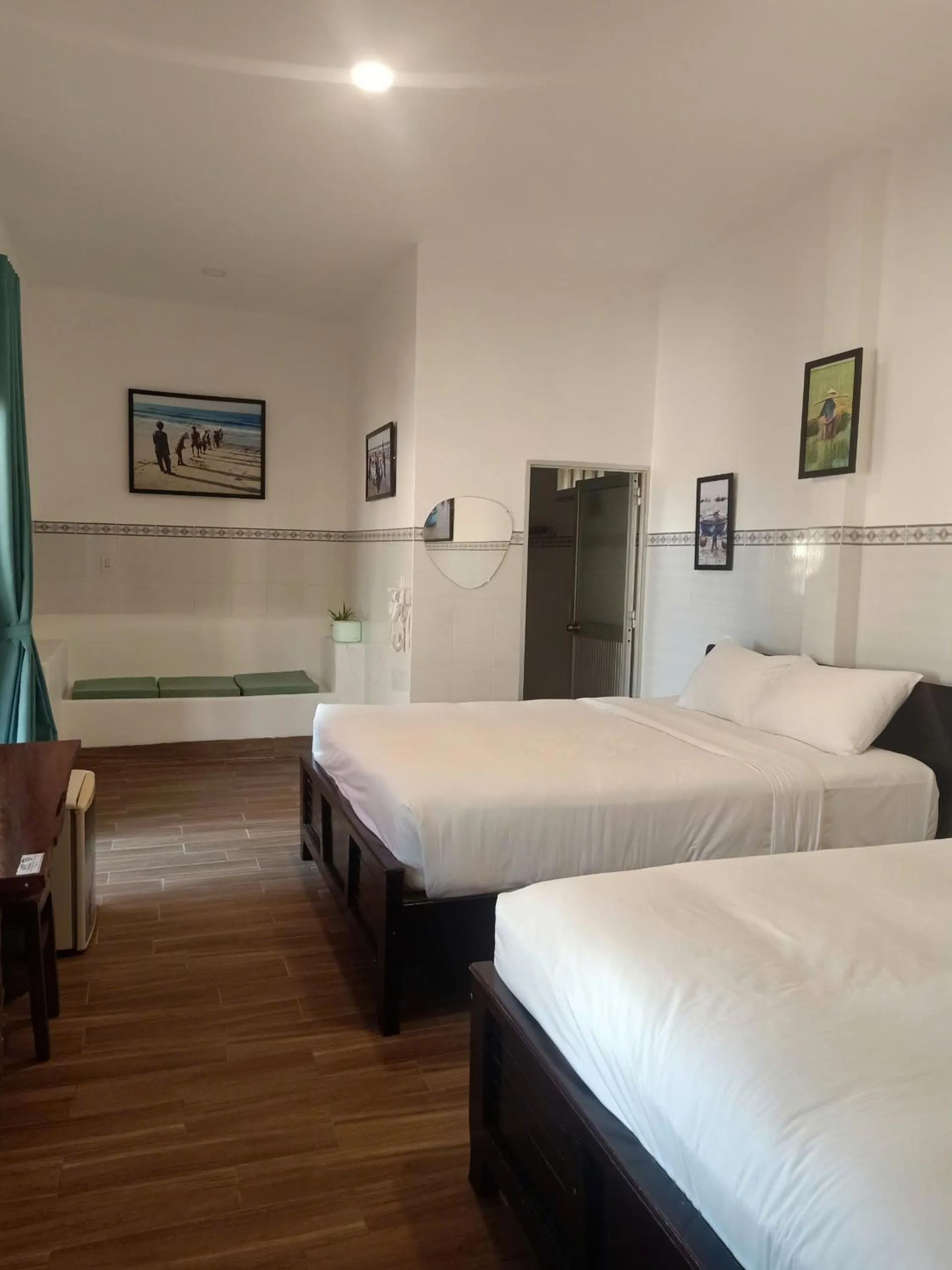 Bed in Mi Nhon Em Hotel Muine