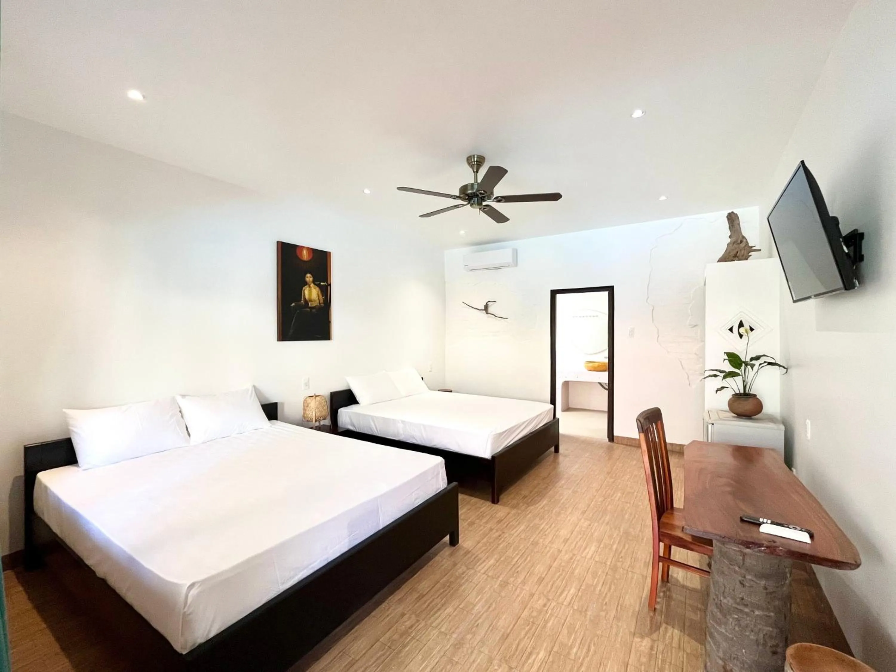 Bed in Mi Nhon Em Hotel Muine