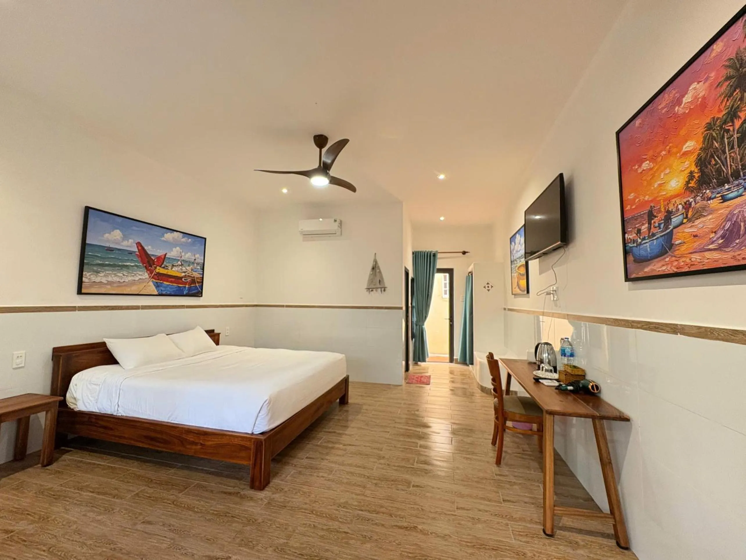 Bed in Mi Nhon Em Hotel Muine