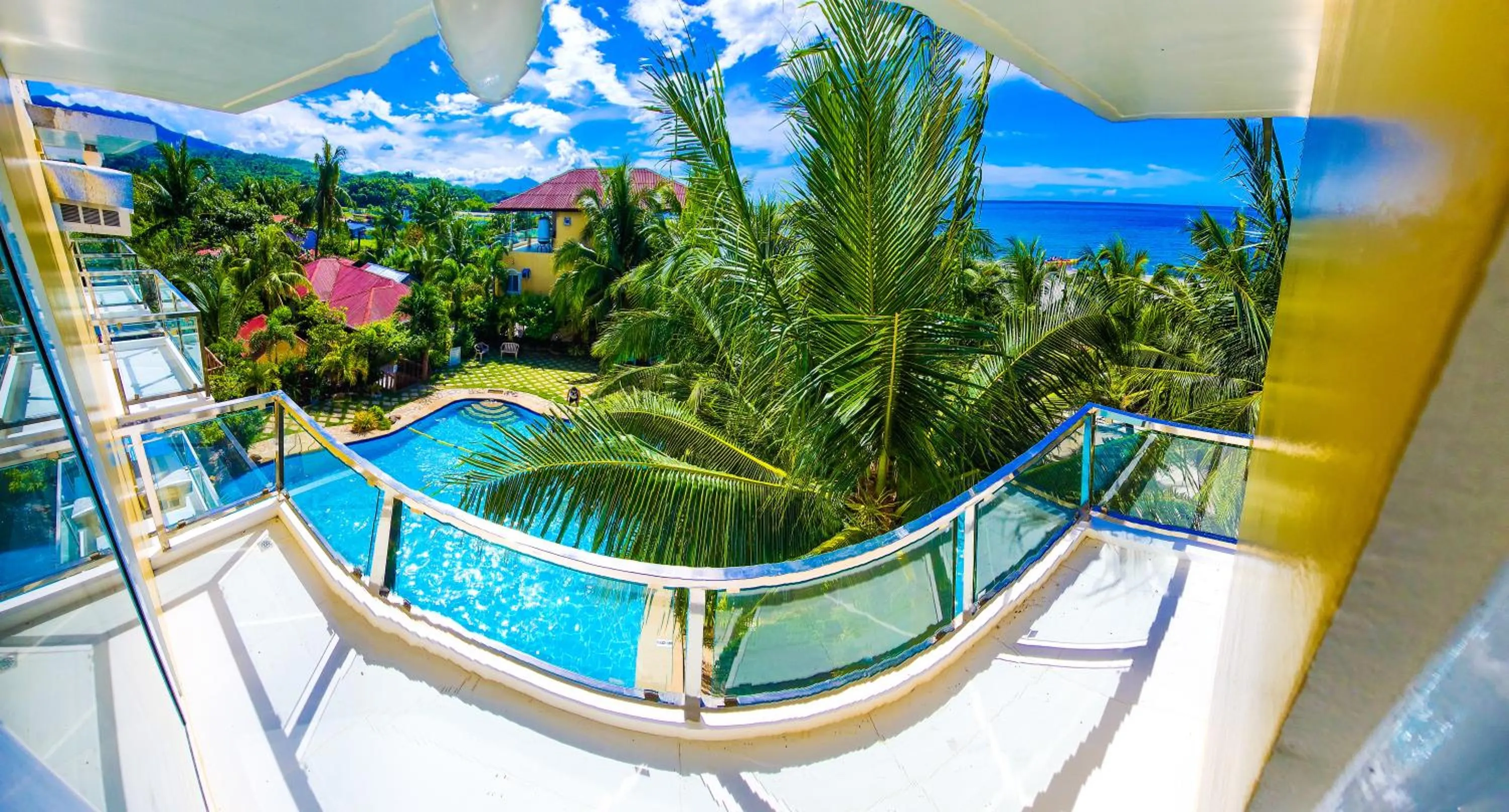 Pool view in Crystal Shores Beach Resort powered by Cocotel