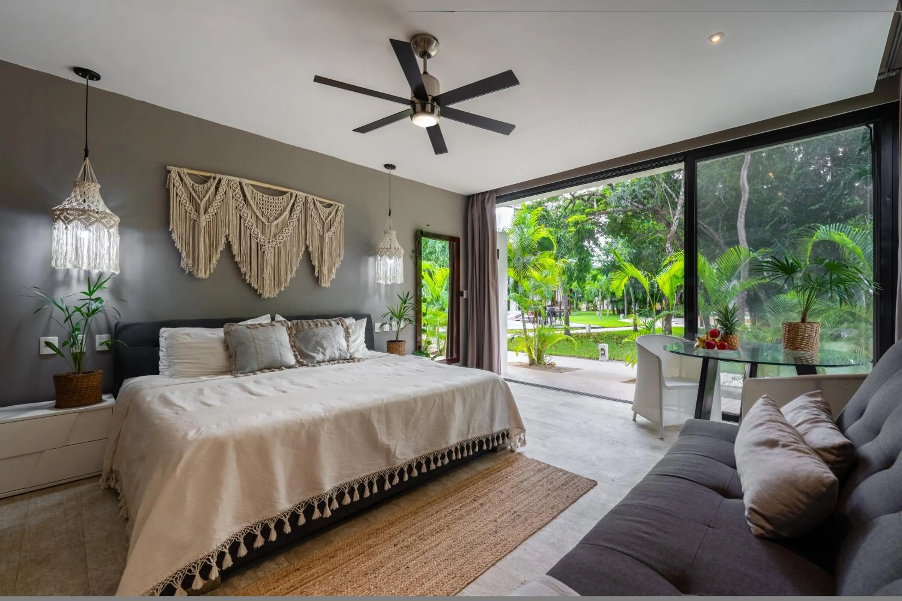 Bed in Luz de Luna Tulum Suite III