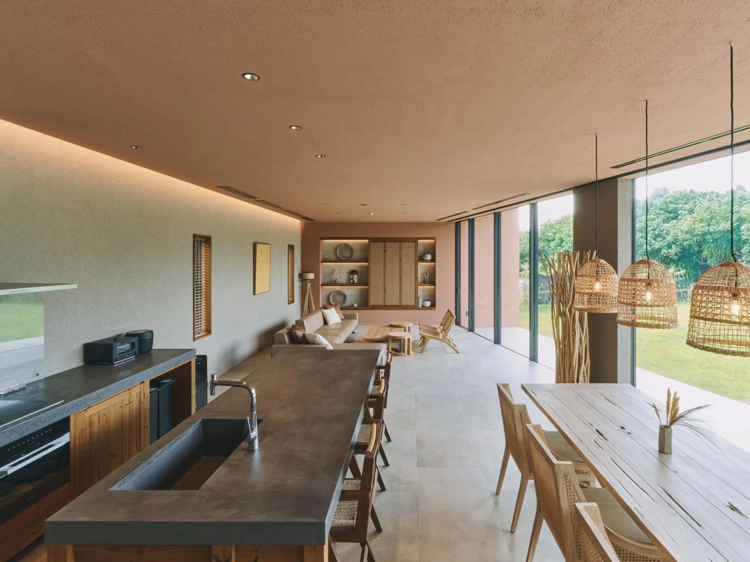 Kitchen or kitchenette in Villa El Cielo Ishigaki