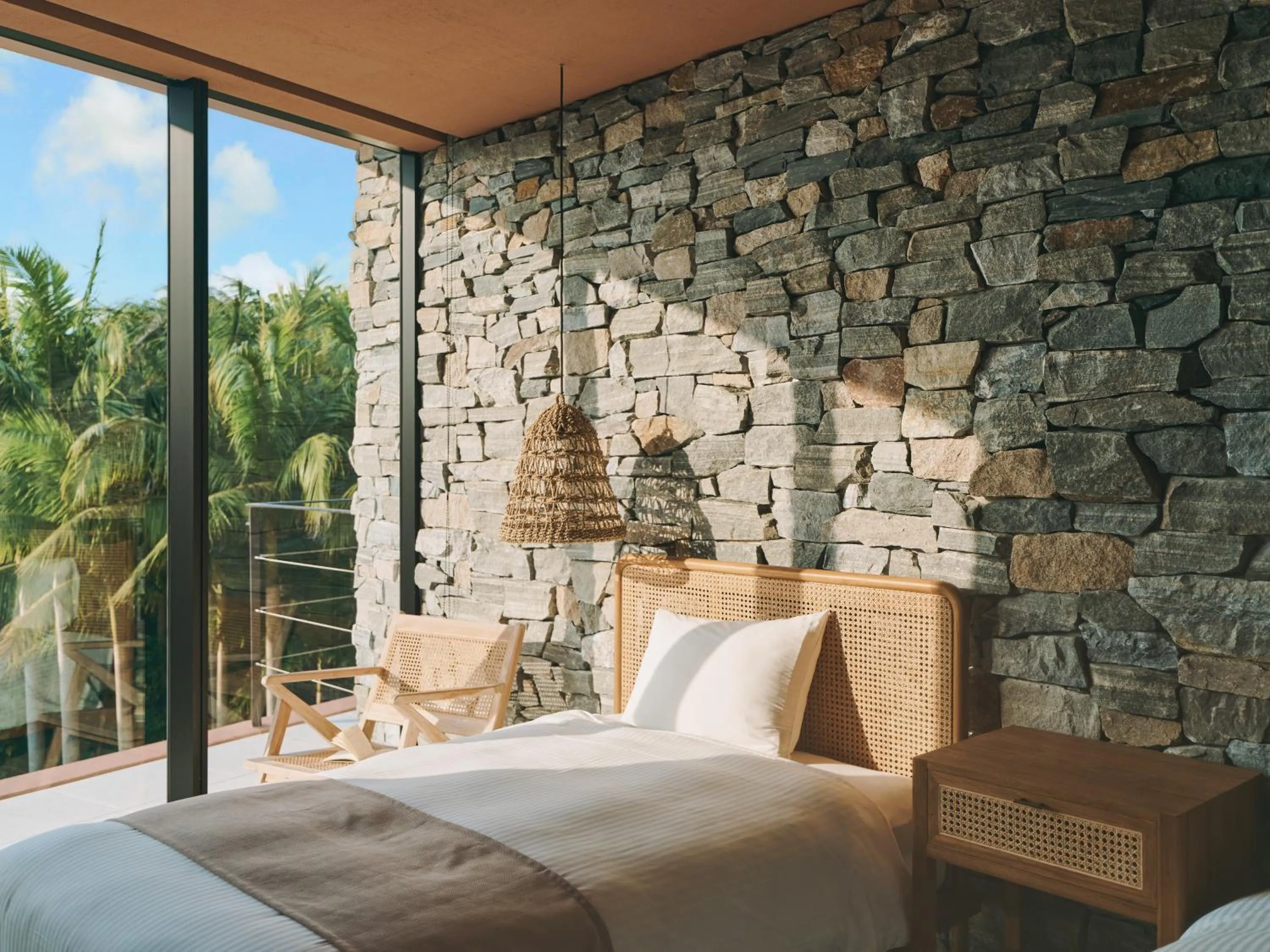 Bed in Villa El Cielo Ishigaki