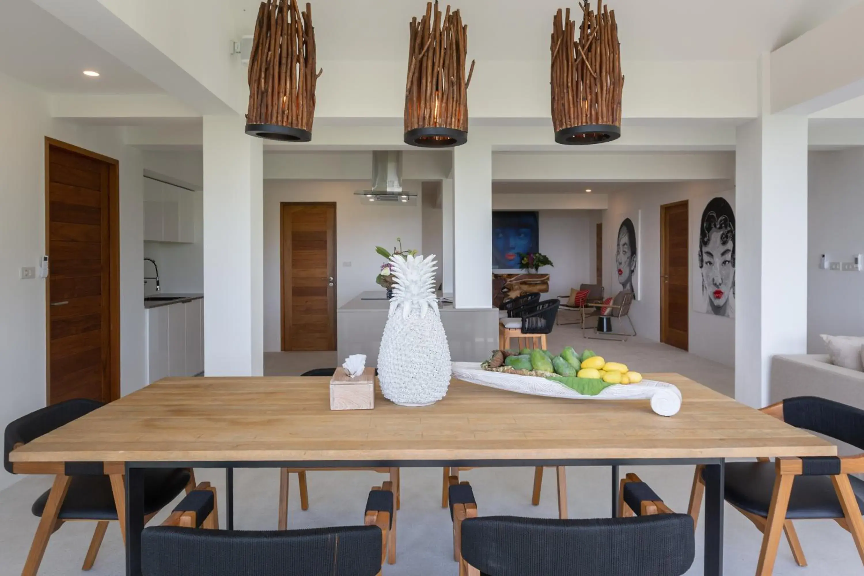 Dining area in Zog Villas Dining area in Zog Villas
