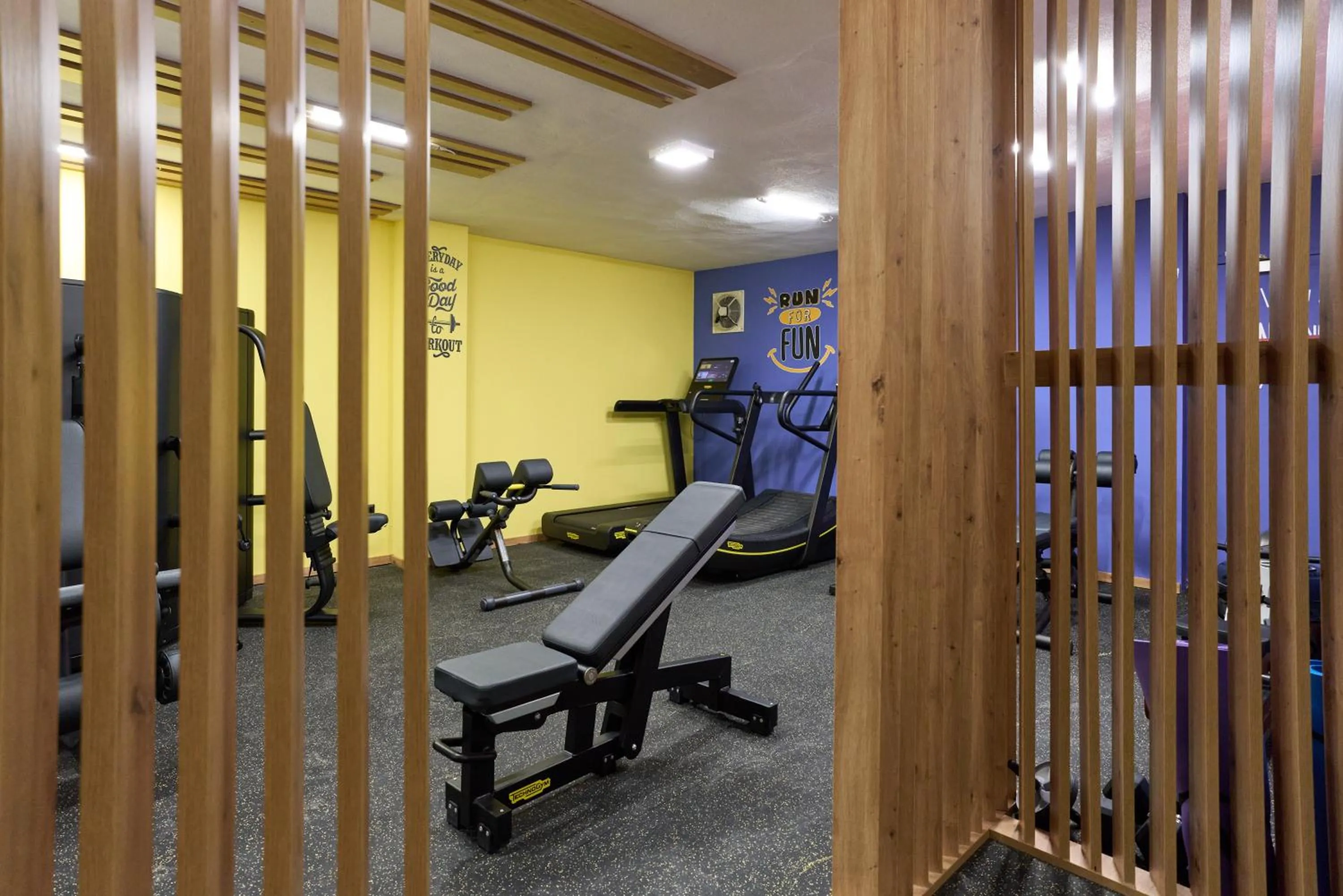 Fitness centre/facilities in Hotel Erika