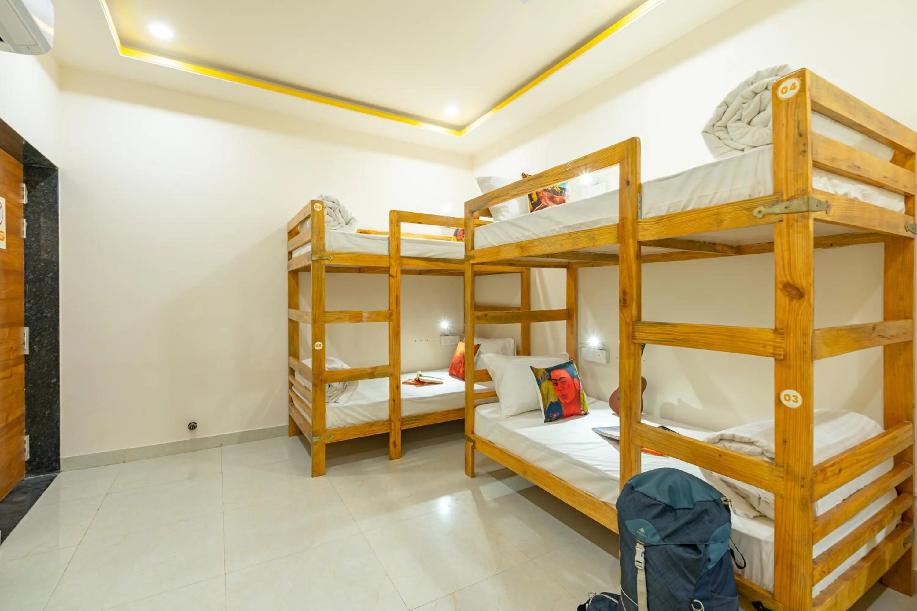 Bed in The Social Stays Jaipur formerly ArtBuzz