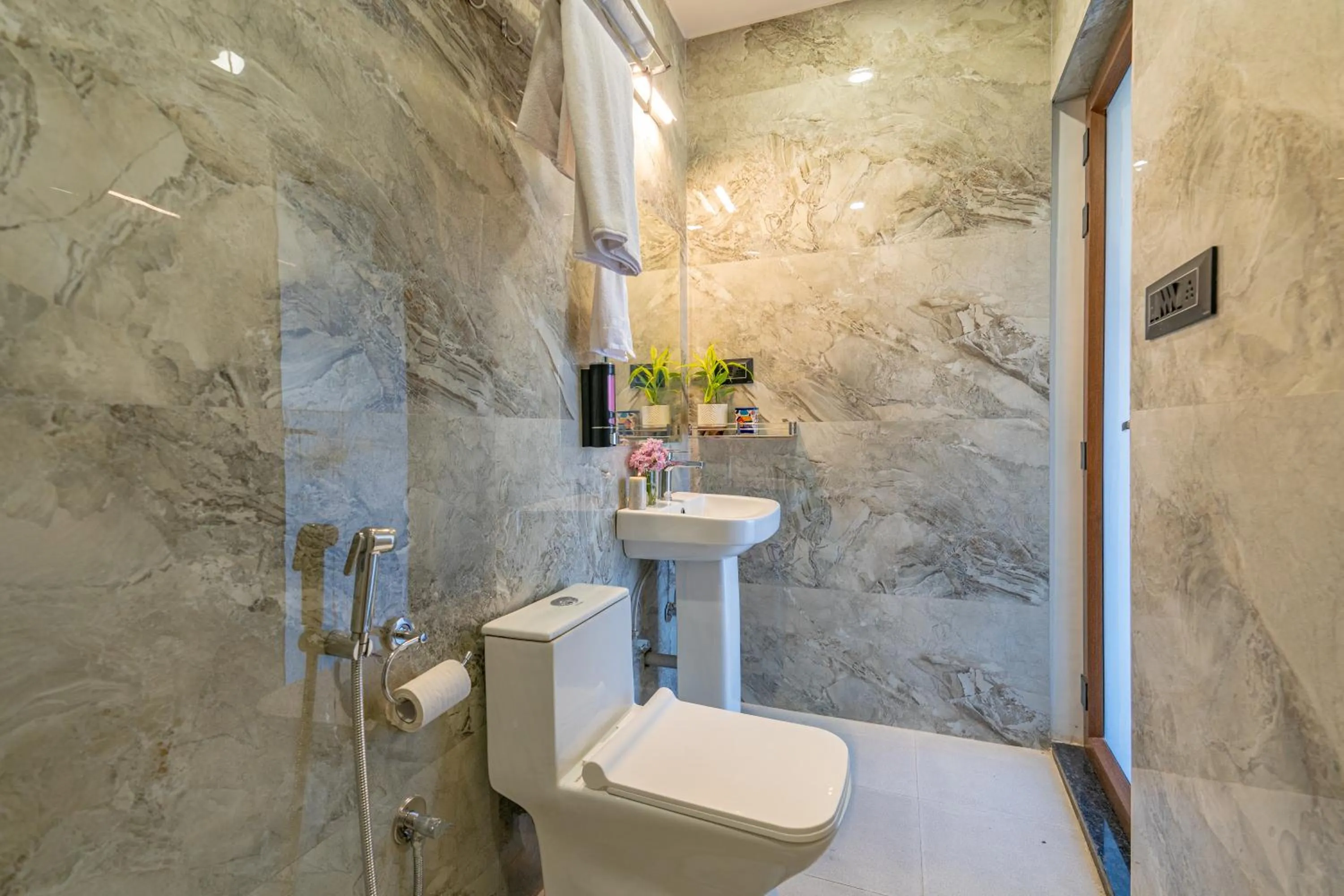 Shower in The Social Stays Jaipur formerly ArtBuzz