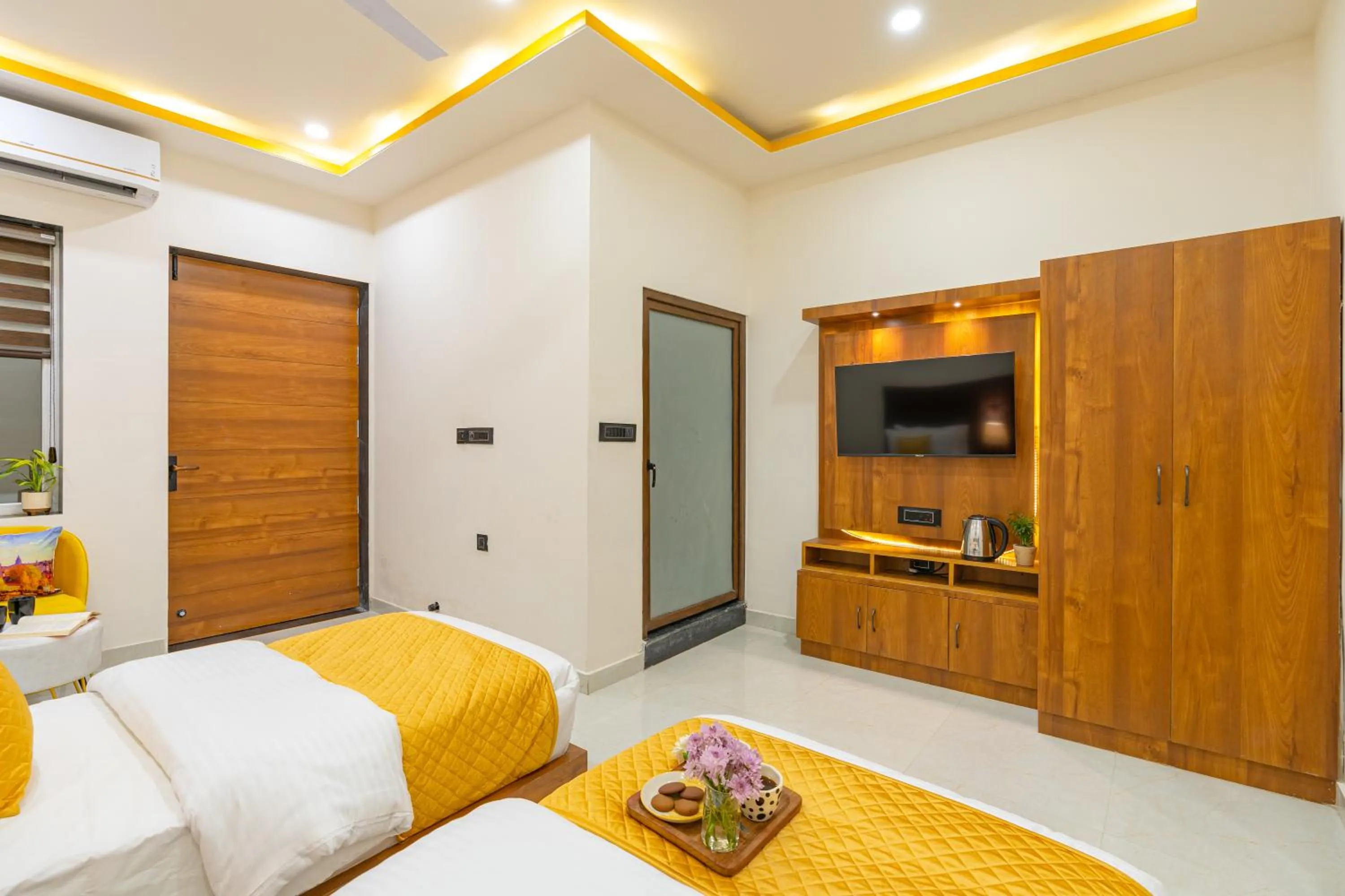 Bed in The Social Stays Jaipur formerly ArtBuzz