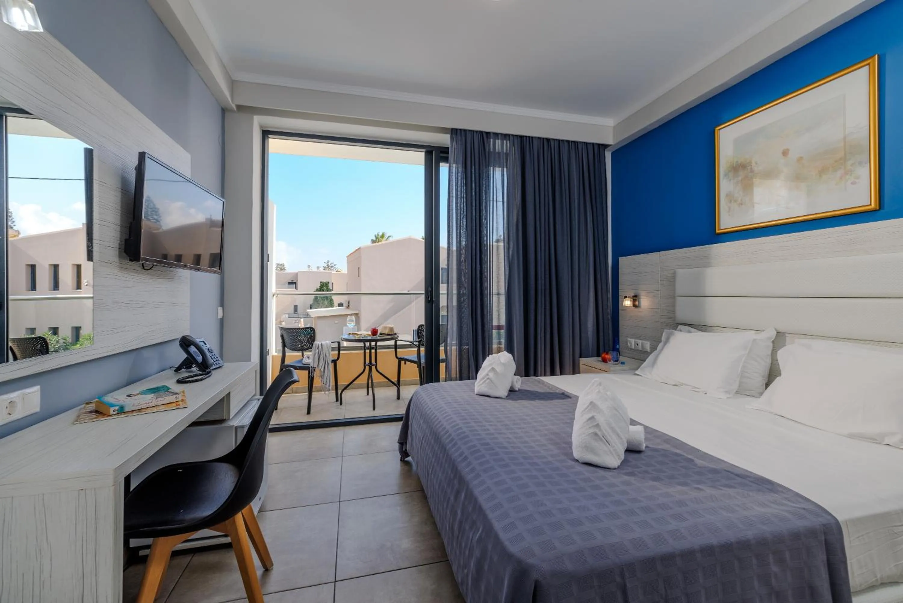 Bedroom, Bed in Blue Aegean Hotel & Suites