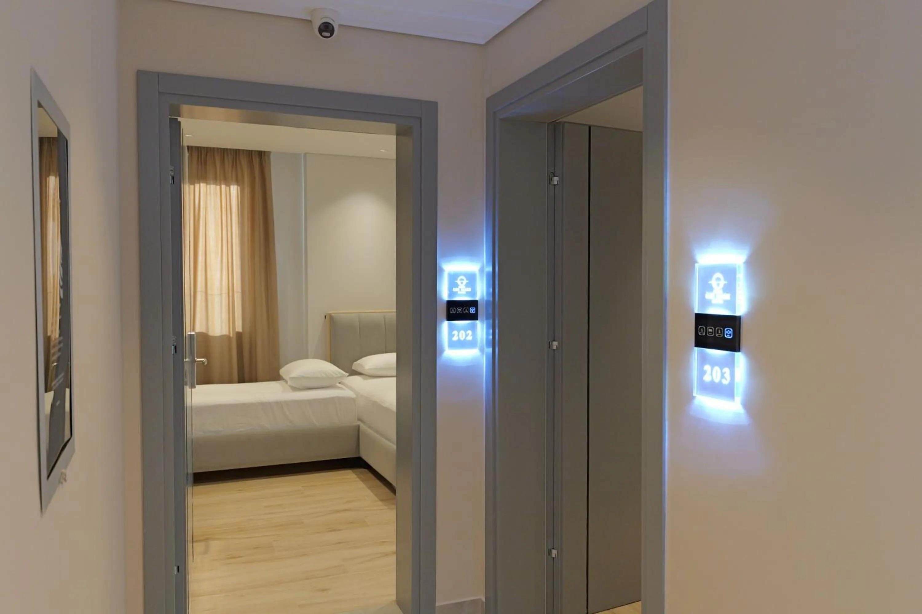 Bed in Ori Mare Hotel