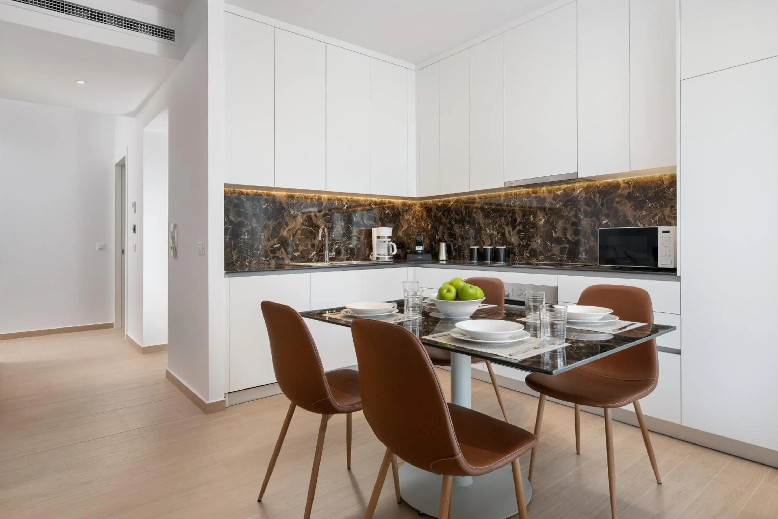 Kitchen or kitchenette in The 12th City Hotel