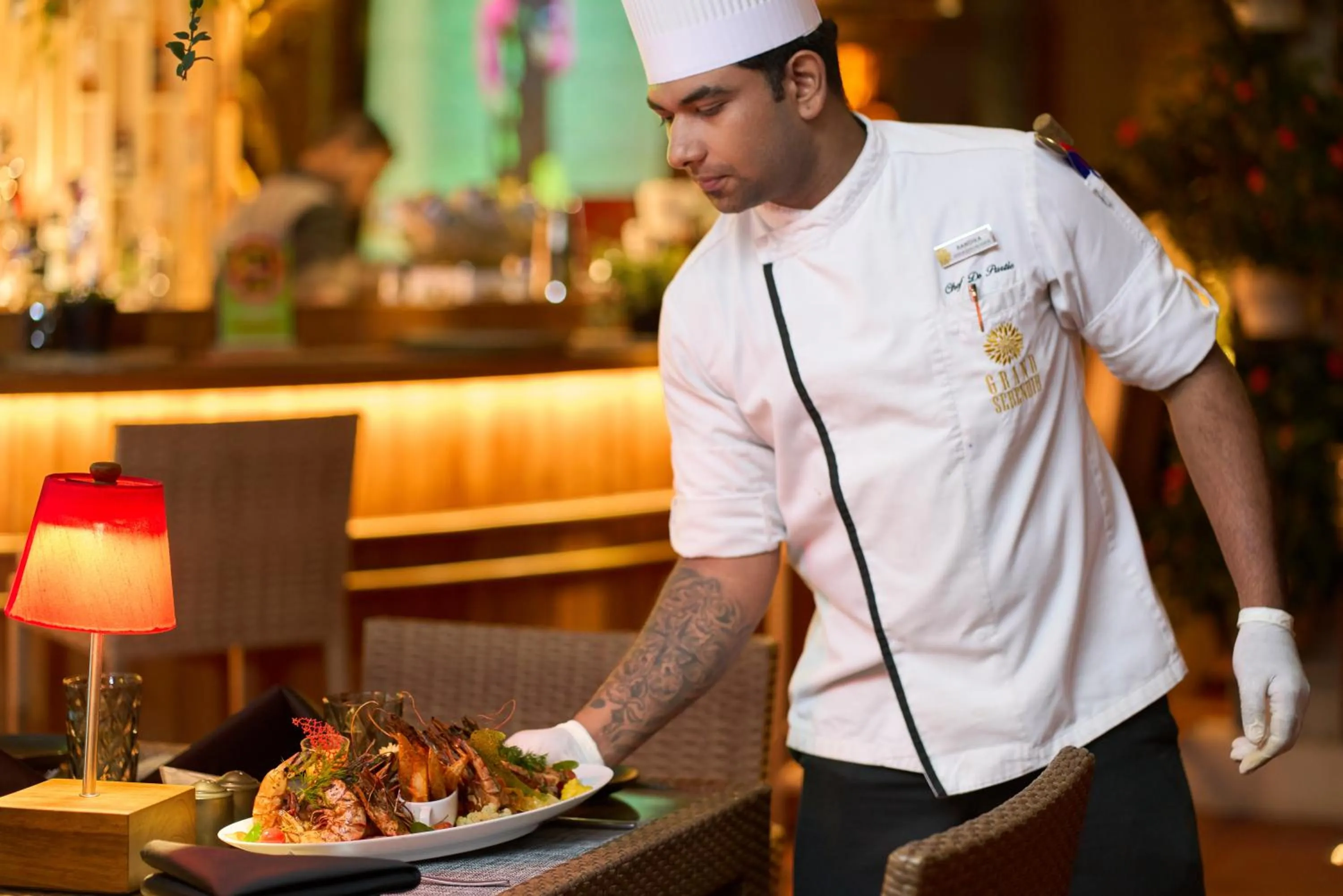 Staff in Grand Serendib Hotel