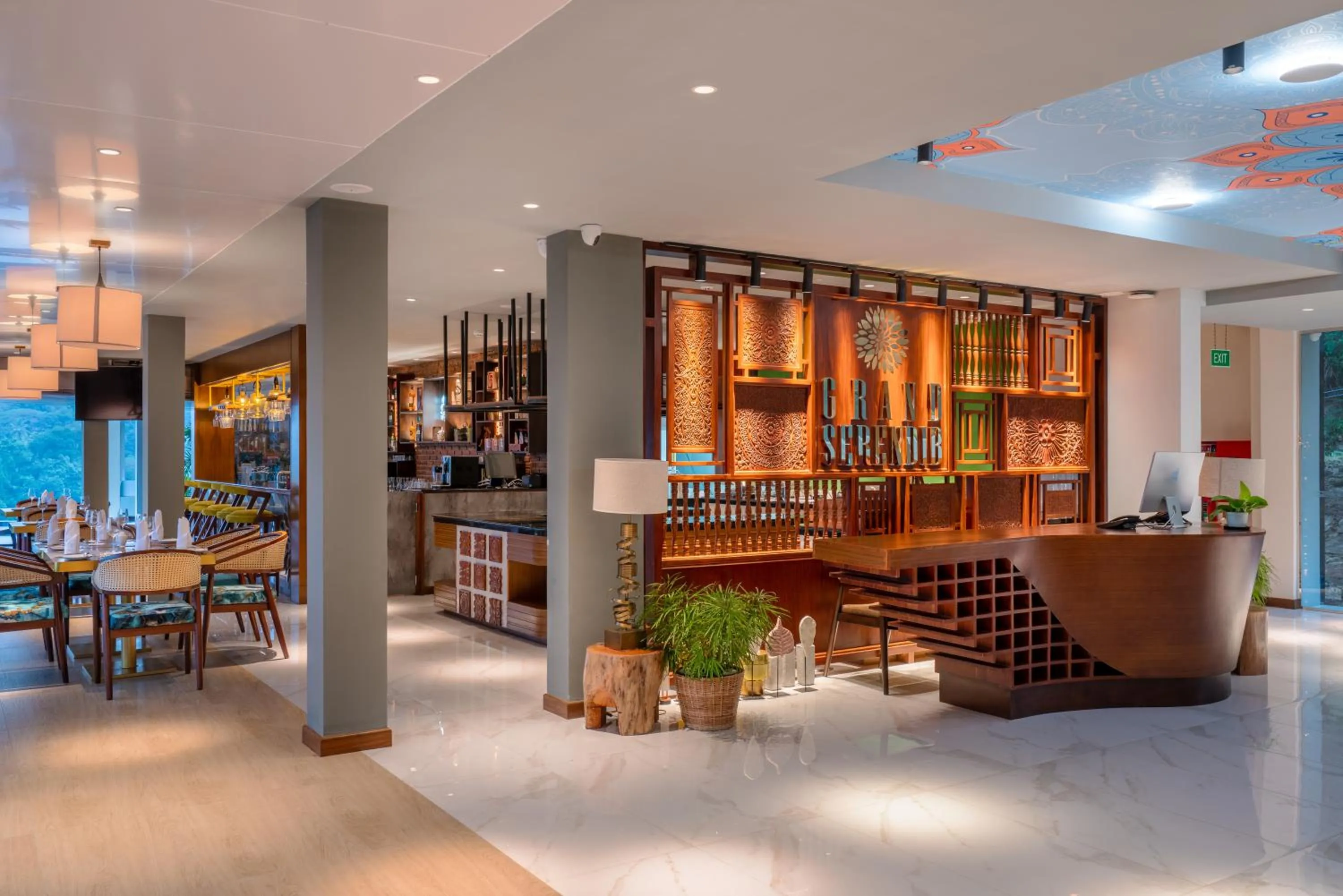 Lobby or reception in Grand Serendib Hotel