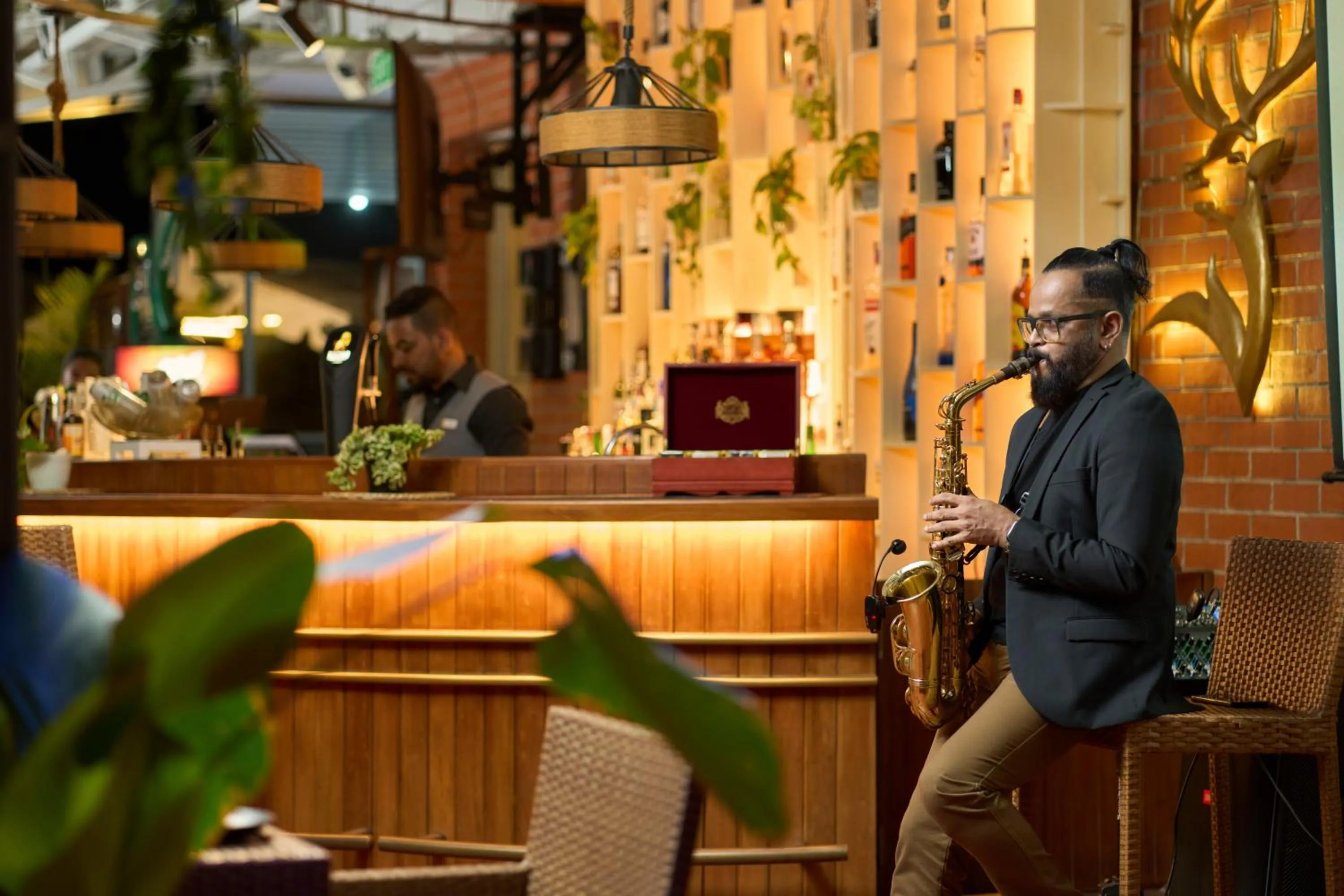 Lounge or bar in Grand Serendib Hotel