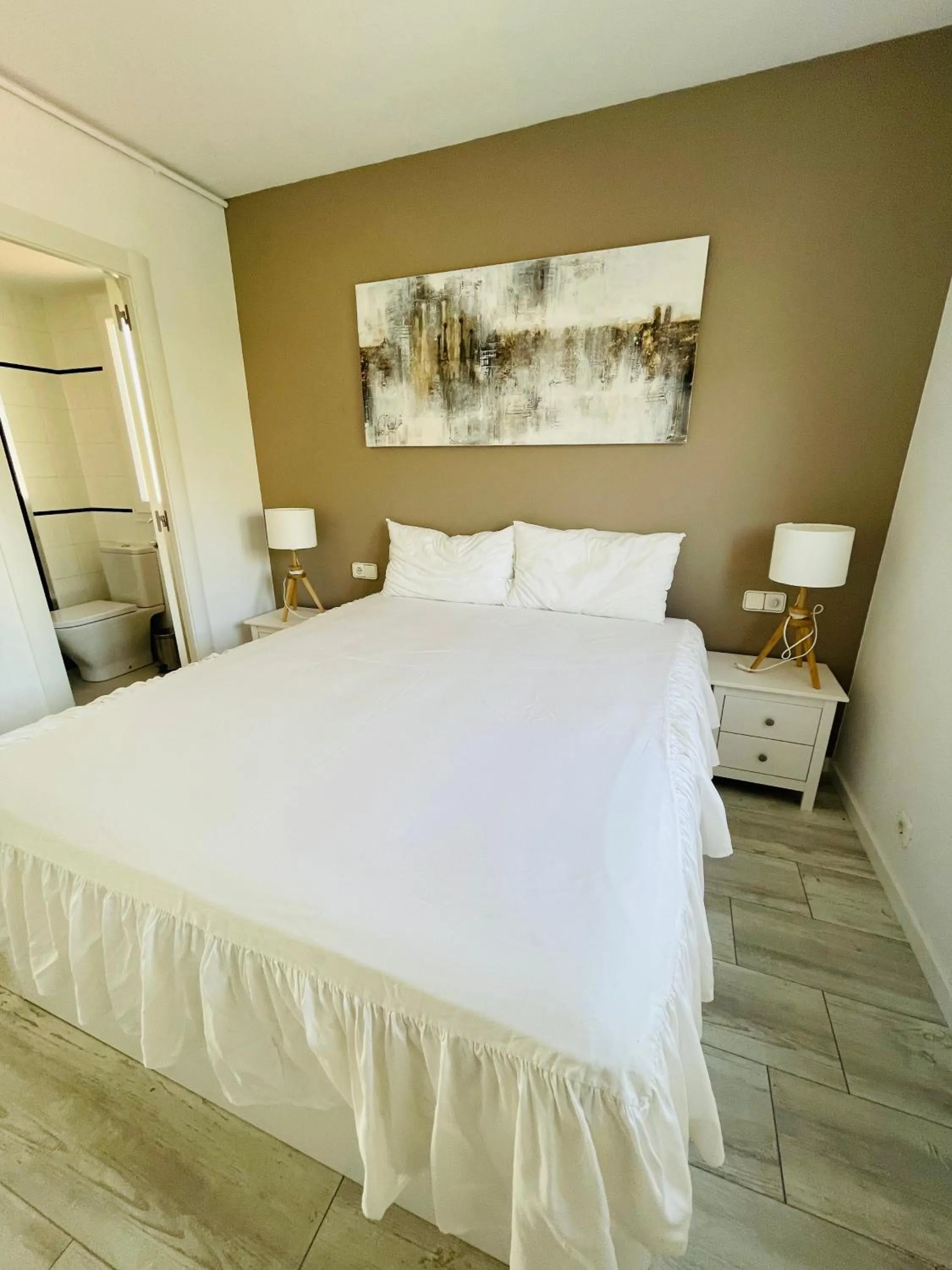 Bed in La Marina2 SeaView with amazing terrace