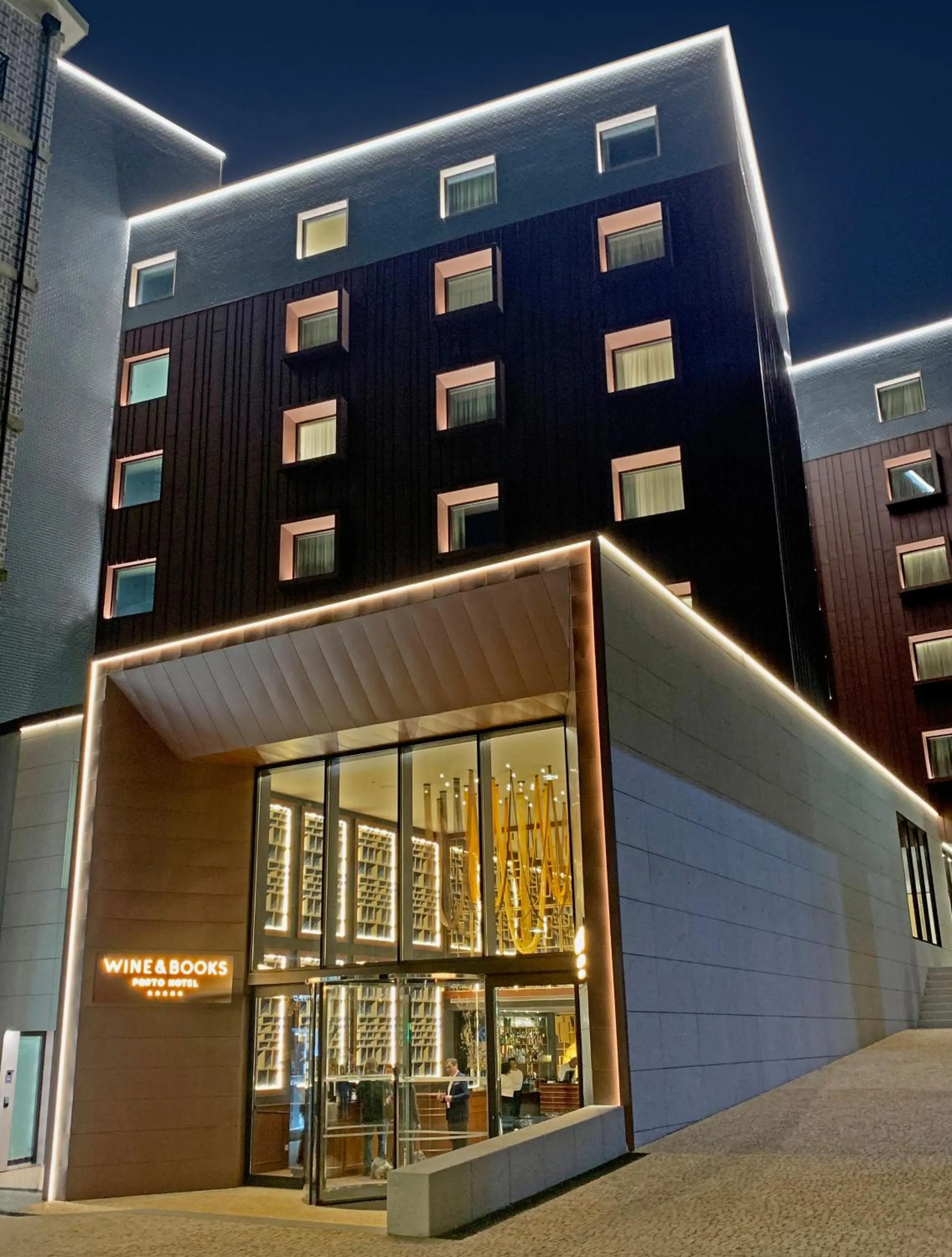 Facade/entrance in Wine & Books Porto Hotel - Small Luxury Hotels Of The World