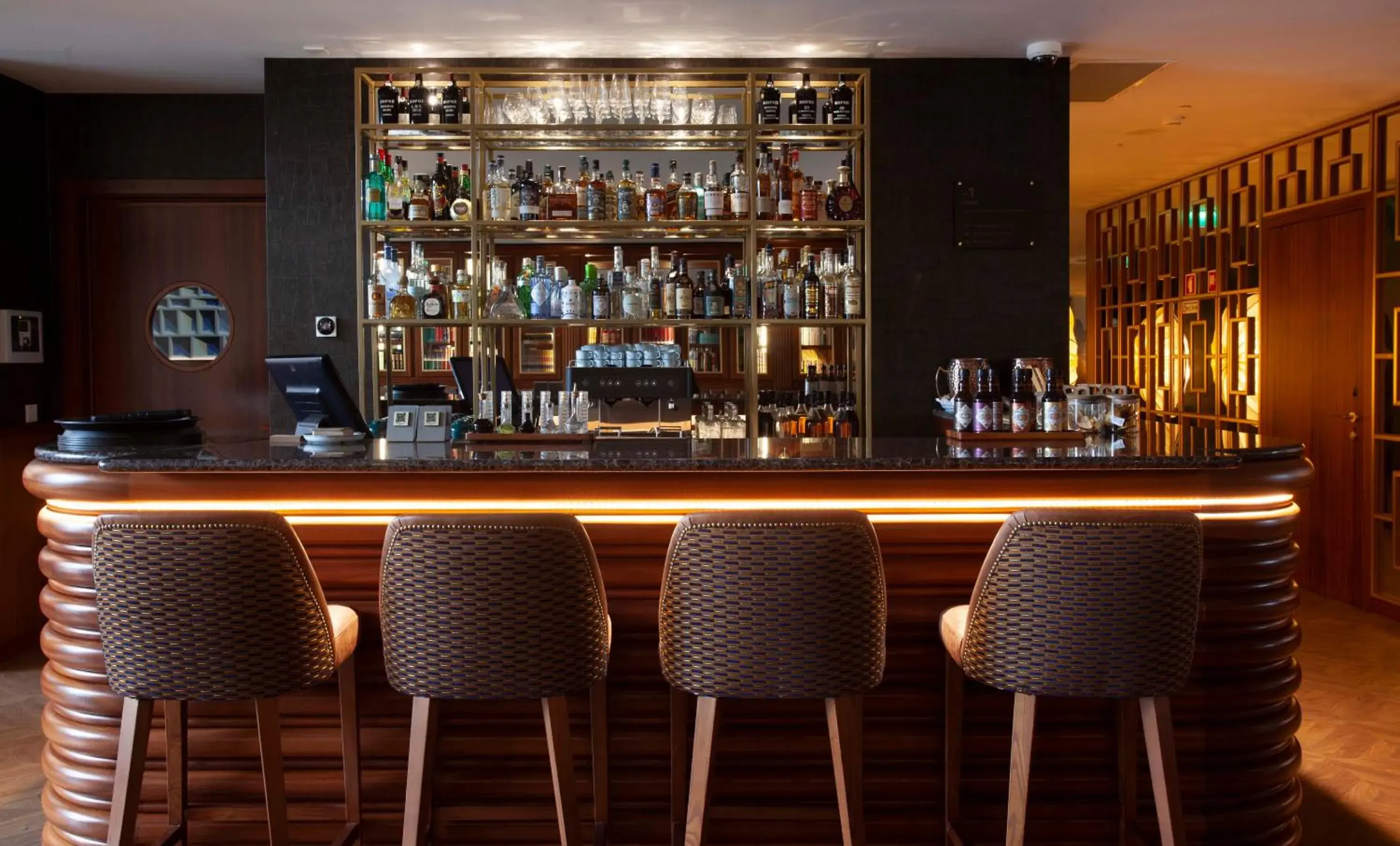 Lounge or bar in Wine & Books Porto Hotel - Small Luxury Hotels Of The World Lounge or bar in Wine & Books Porto Hotel - Small Luxury Hotels Of The World