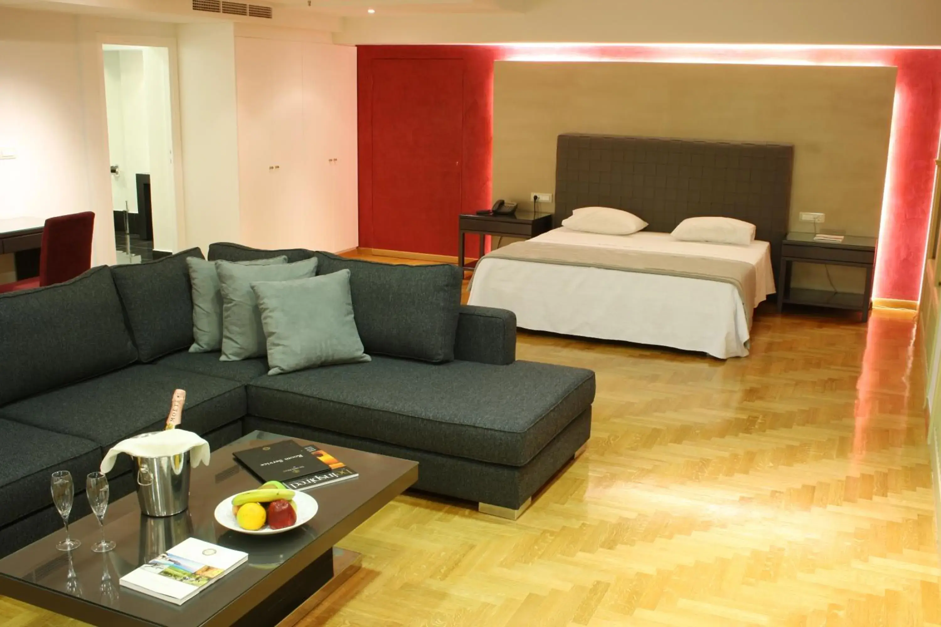 Bedroom, Bed in Theoxenia House Hotel Bedroom, Bed in Theoxenia House Hotel