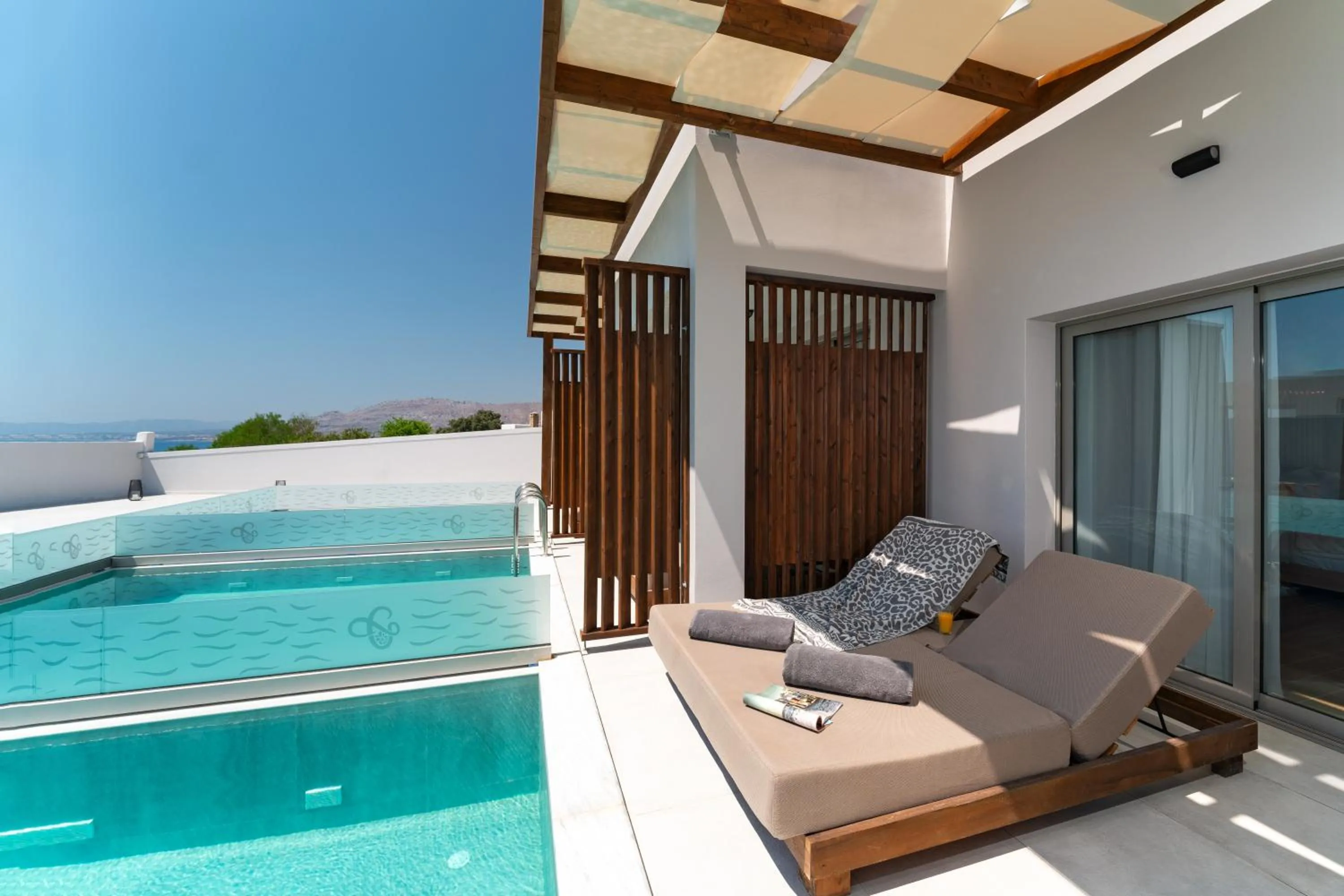 Balcony/Terrace in THERETRA PEFKI Seaside