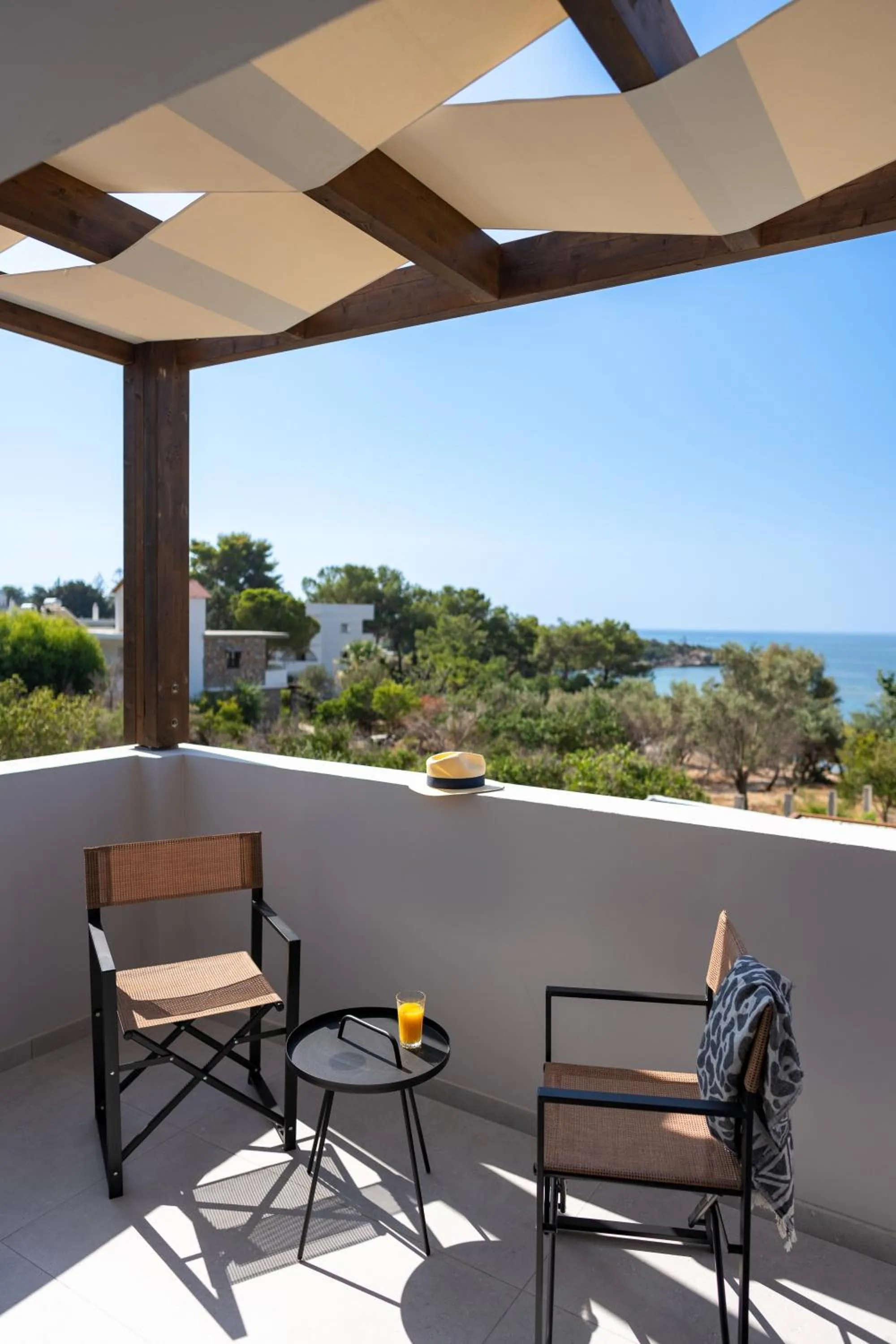 Balcony/Terrace in THERETRA PEFKI Seaside