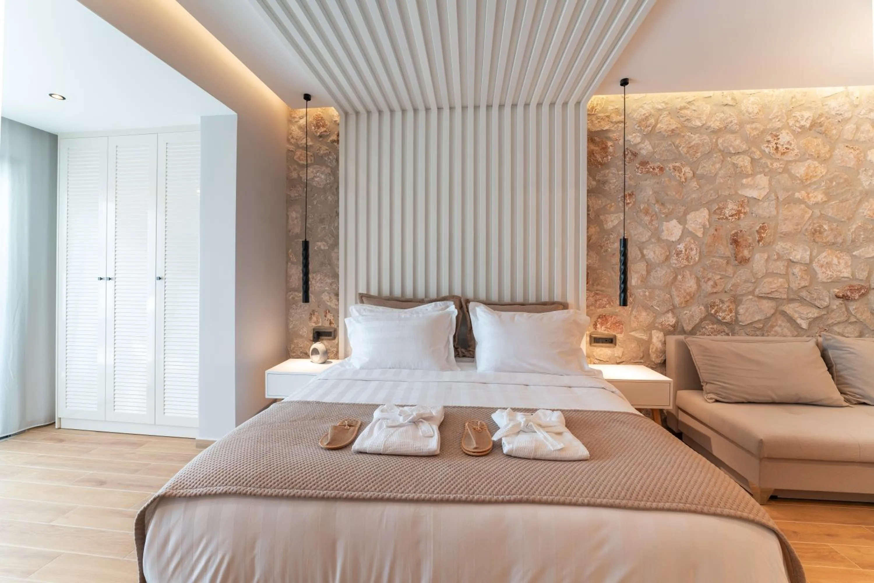 Bedroom, Bed in THERETRA PEFKI Seaside