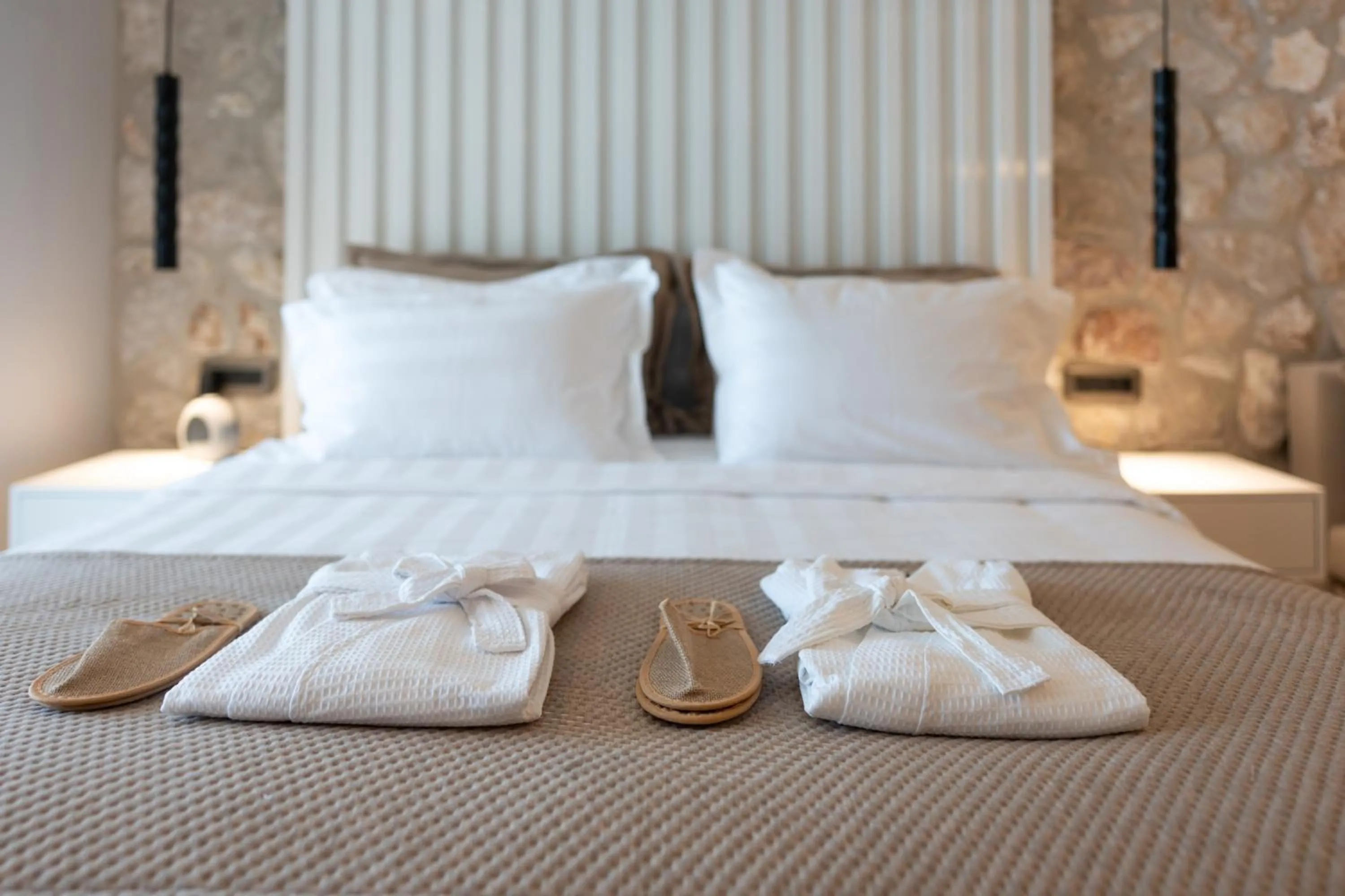 Bed in THERETRA PEFKI Seaside